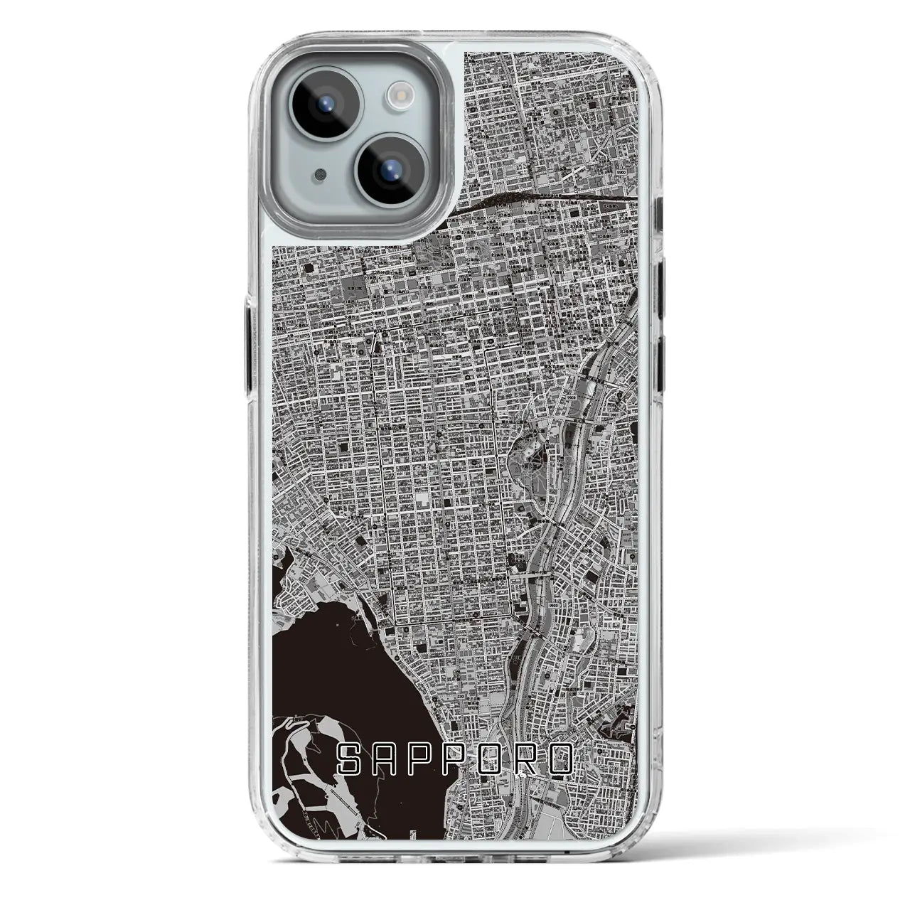 【札幌(北海道)】地図柄iPhoneケース(MagSafeタイプ)