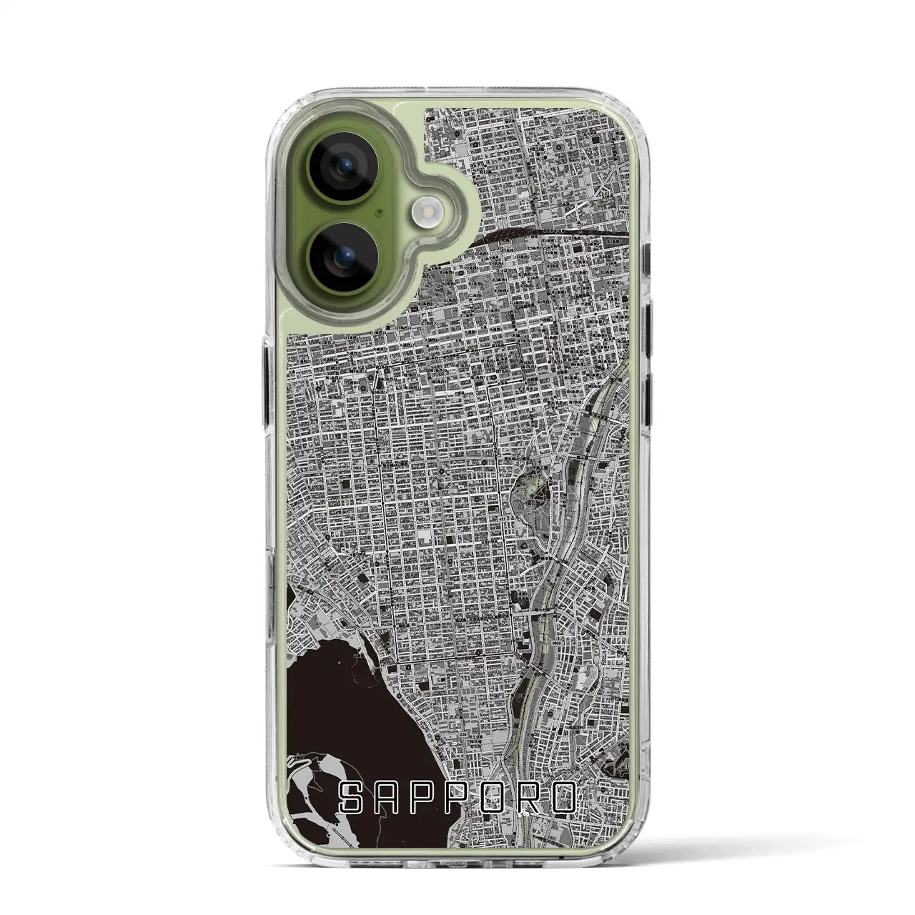 【札幌(北海道)】地図柄iPhoneケース(MagSafeタイプ)