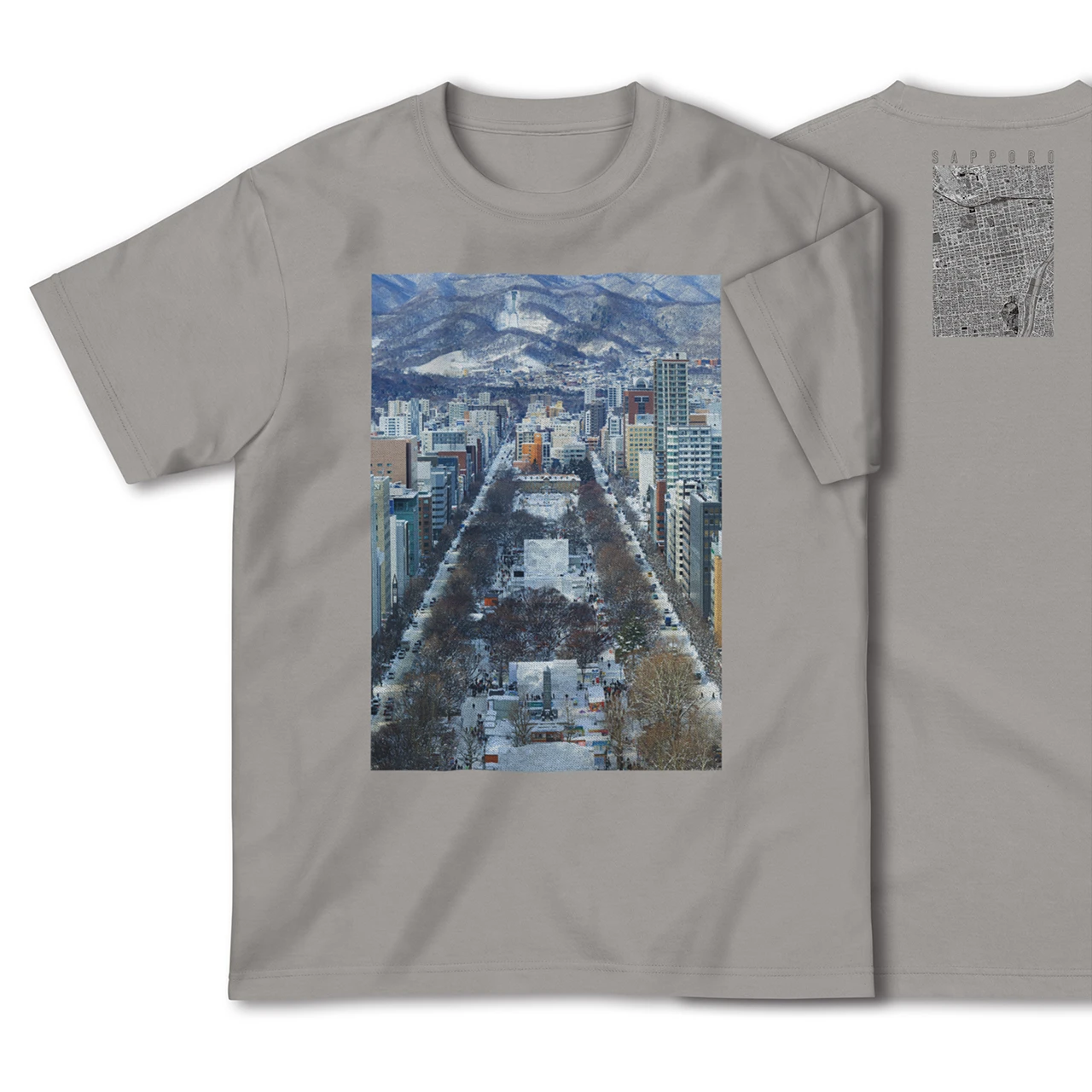 【札幌(北海道)】Map World ハイクオリティTシャツ