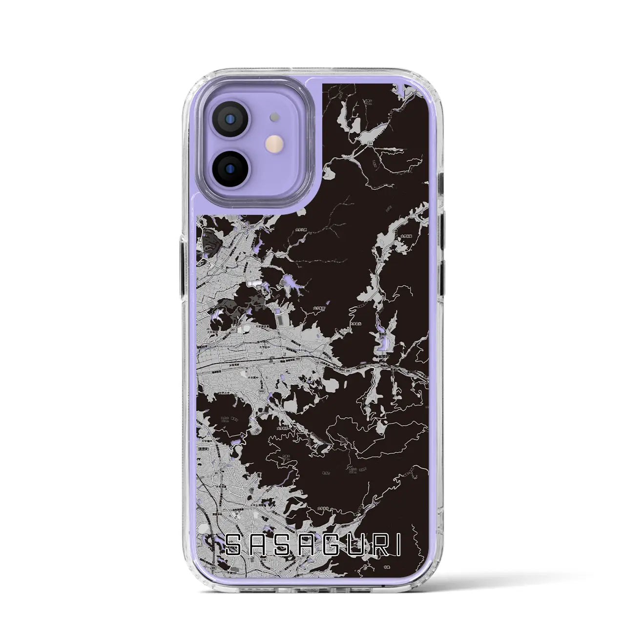 【篠栗(福岡県)】地図柄iPhoneケース(MagSafeタイプ)