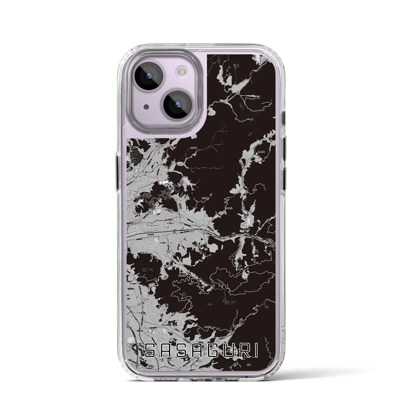 【篠栗(福岡県)】地図柄iPhoneケース(MagSafeタイプ)