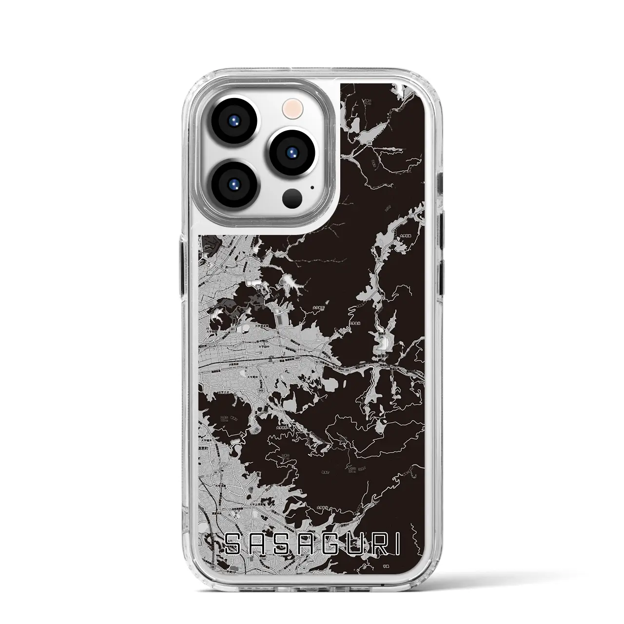 【篠栗(福岡県)】地図柄iPhoneケース(MagSafeタイプ)