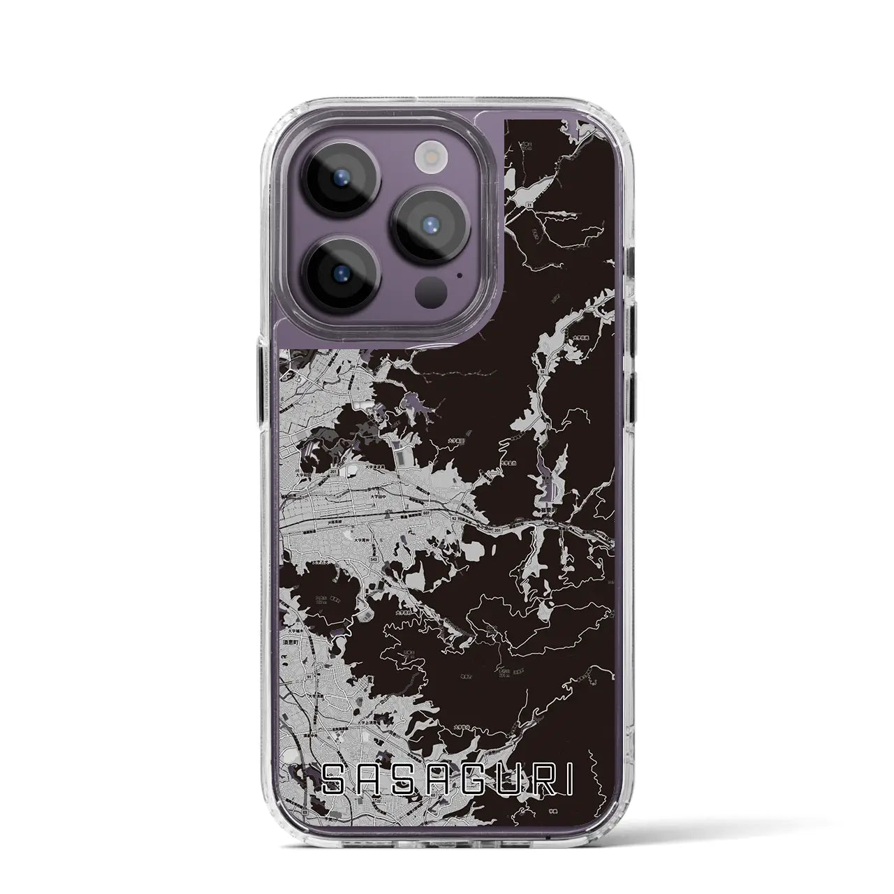 【篠栗(福岡県)】地図柄iPhoneケース(MagSafeタイプ)