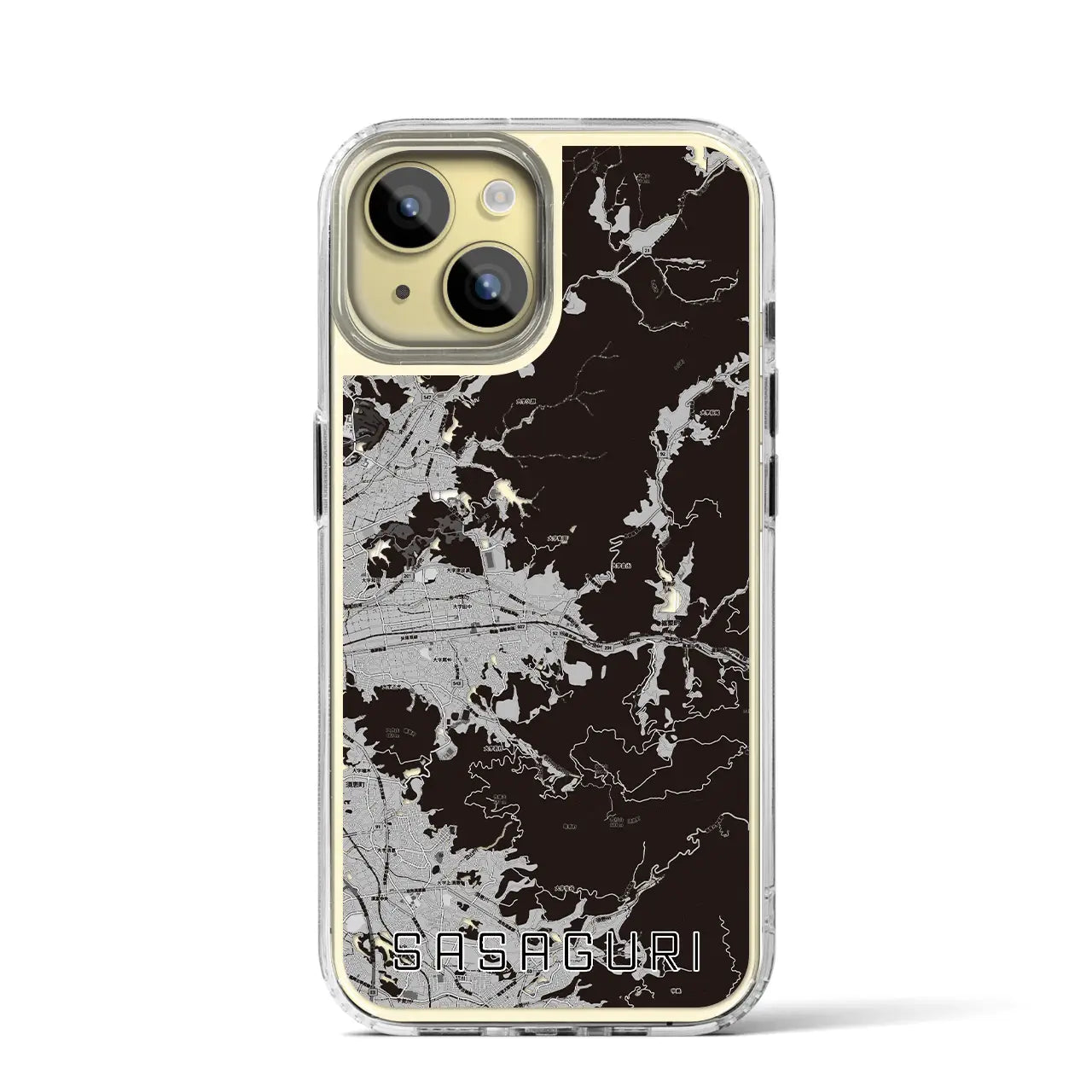 【篠栗(福岡県)】地図柄iPhoneケース(MagSafeタイプ)