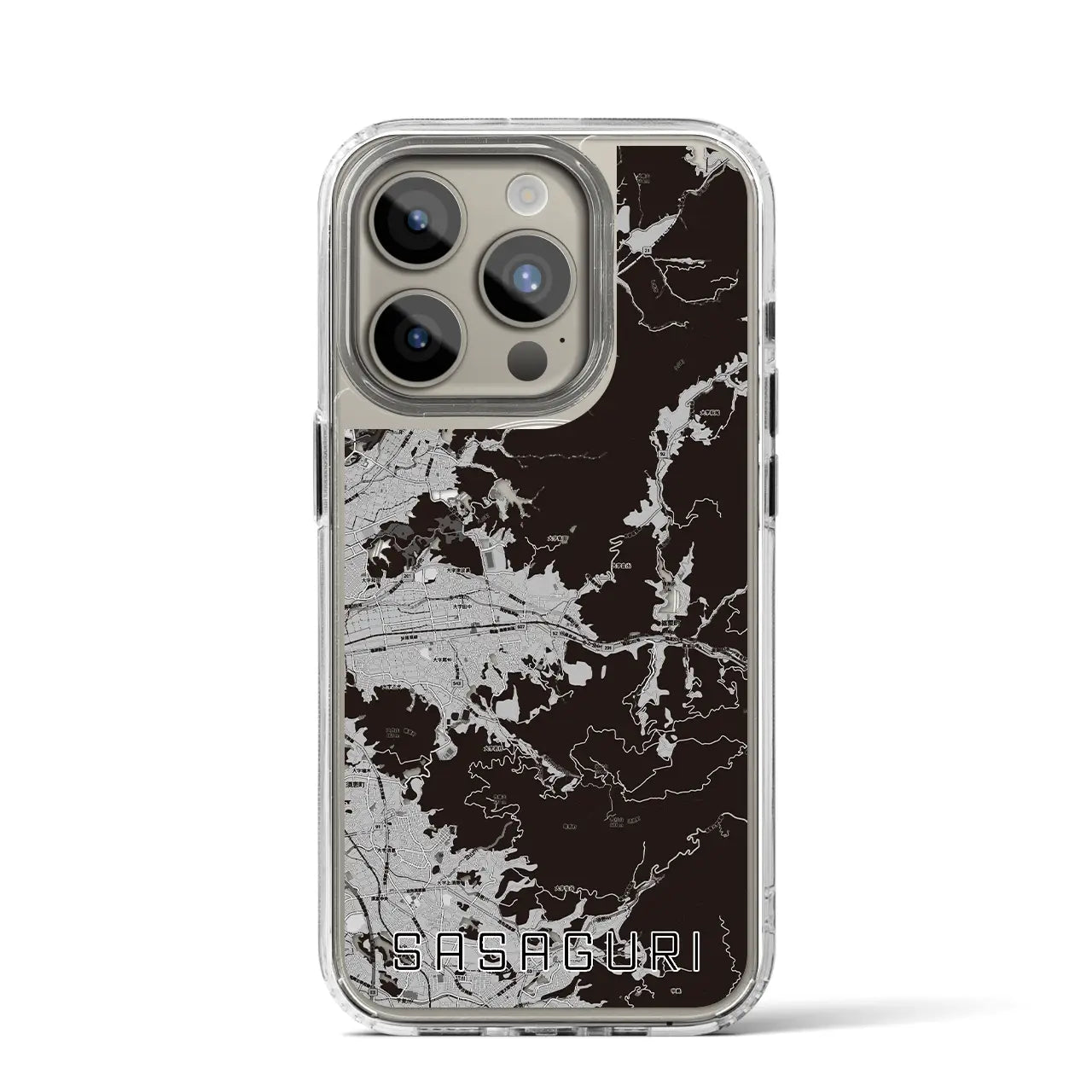 【篠栗(福岡県)】地図柄iPhoneケース(MagSafeタイプ)