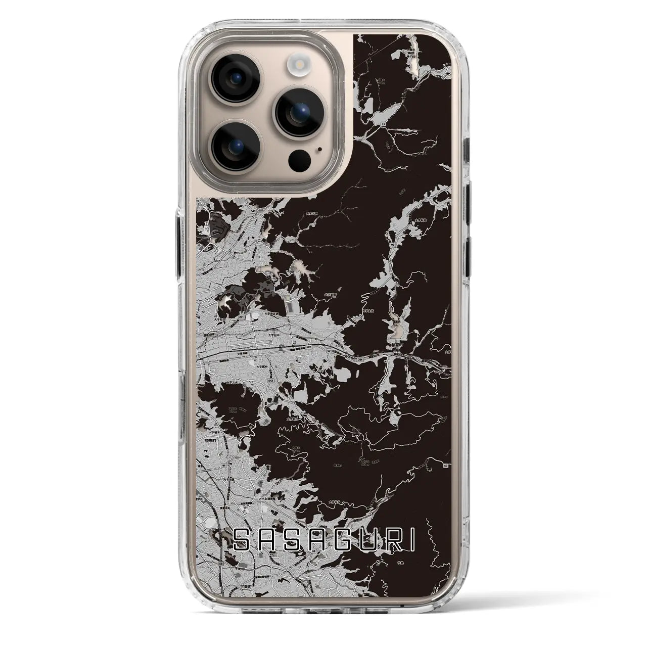 【篠栗(福岡県)】地図柄iPhoneケース(MagSafeタイプ)