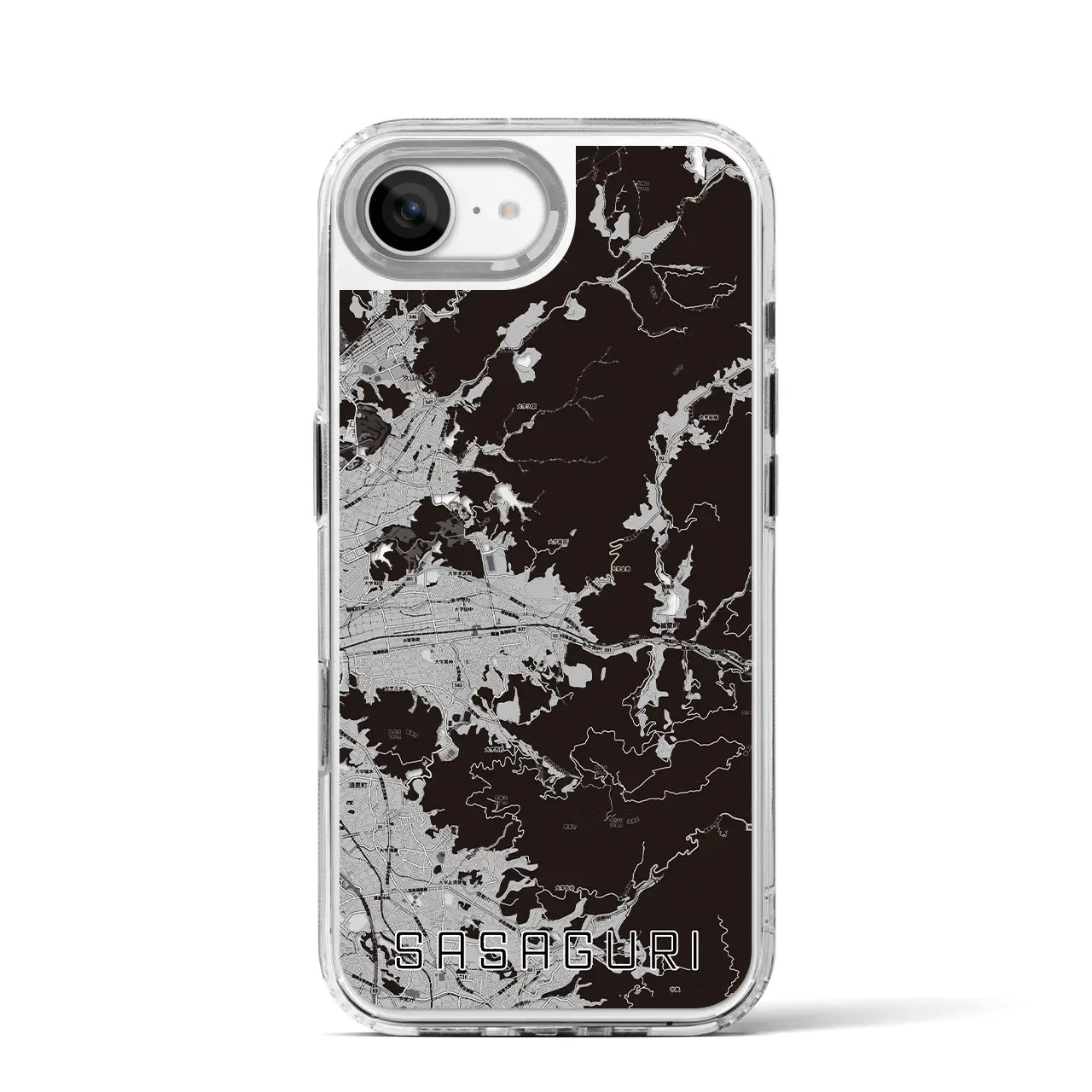 【篠栗(福岡県)】地図柄iPhoneケース(MagSafeタイプ)