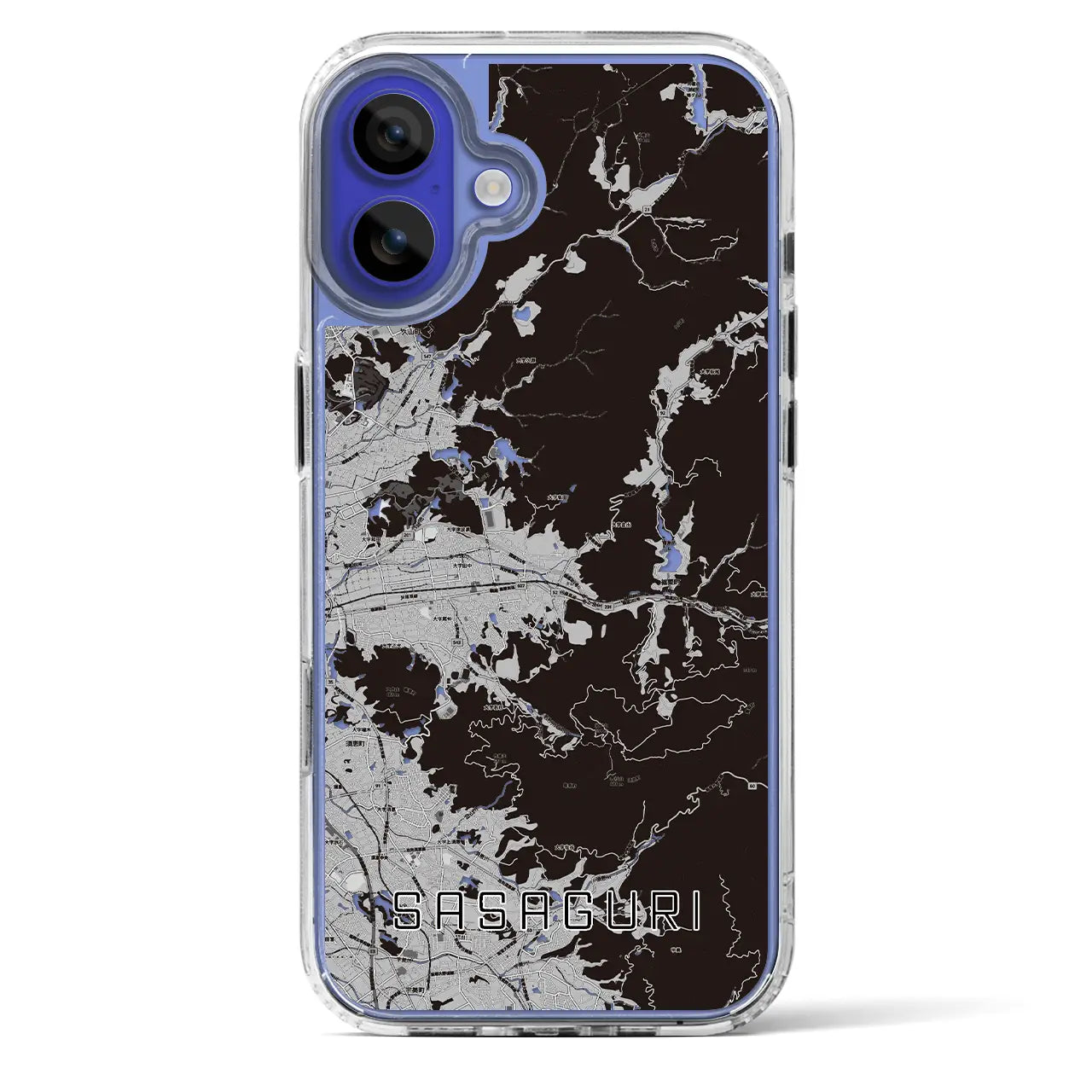 【篠栗(福岡県)】地図柄iPhoneケース(MagSafeタイプ)