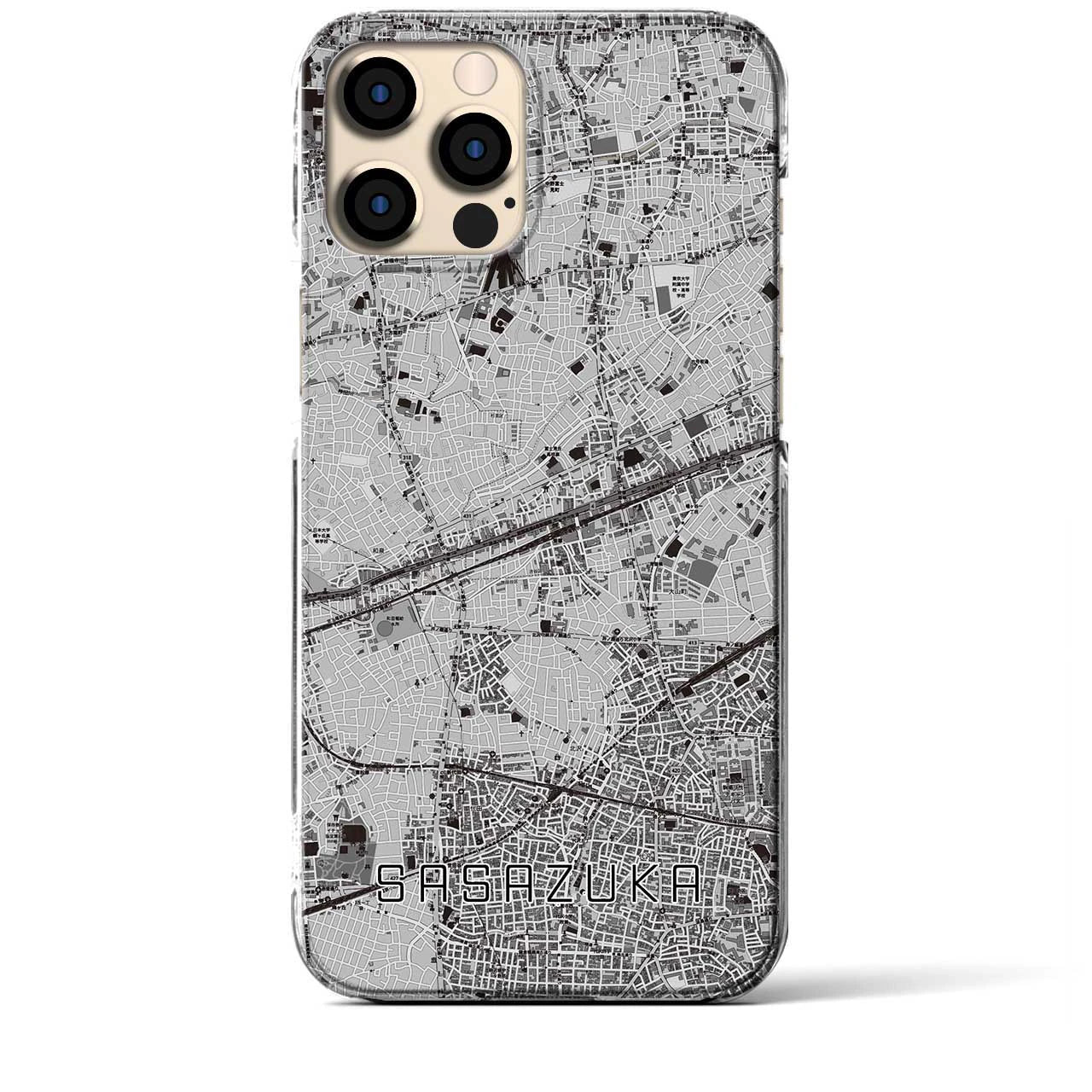 【笹塚(東京都)】地図柄iPhoneケース(クリアタイプ)