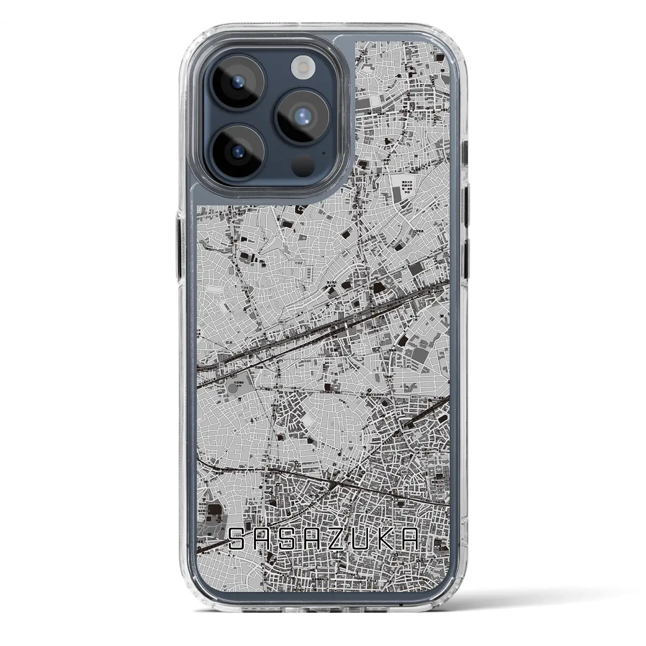 【笹塚(東京都)】地図柄iPhoneケース(MagSafeタイプ)