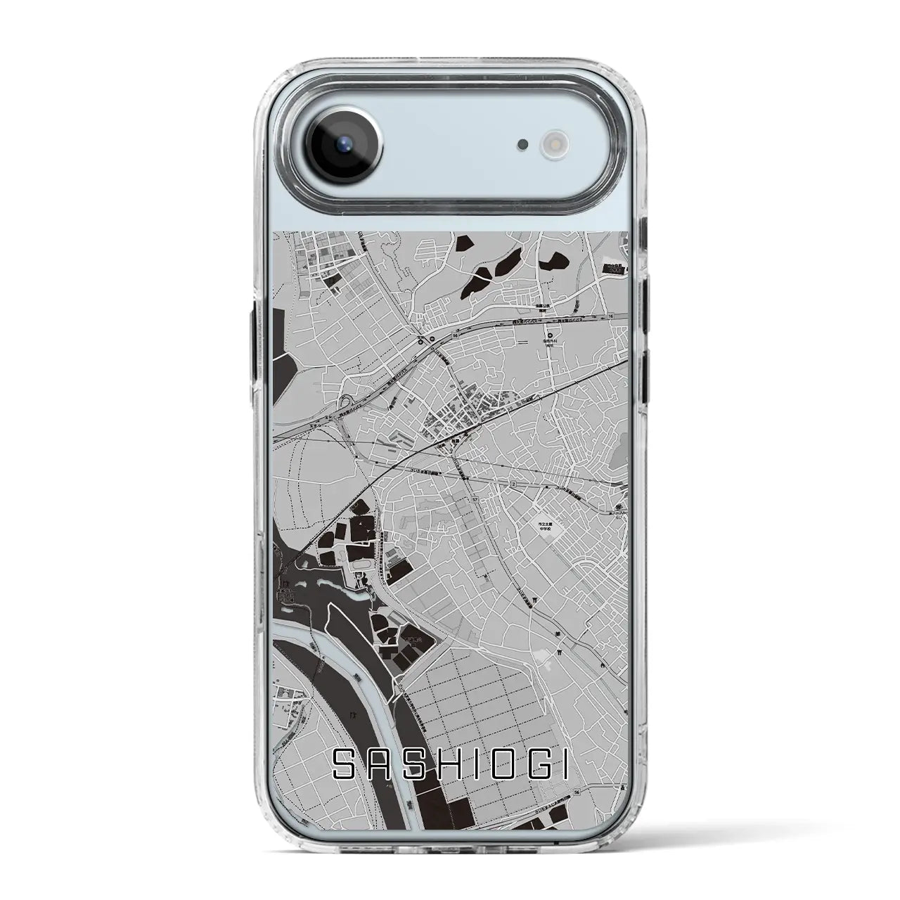 【指扇(埼玉県)】地図柄iPhoneケース(MagSafeタイプ)
