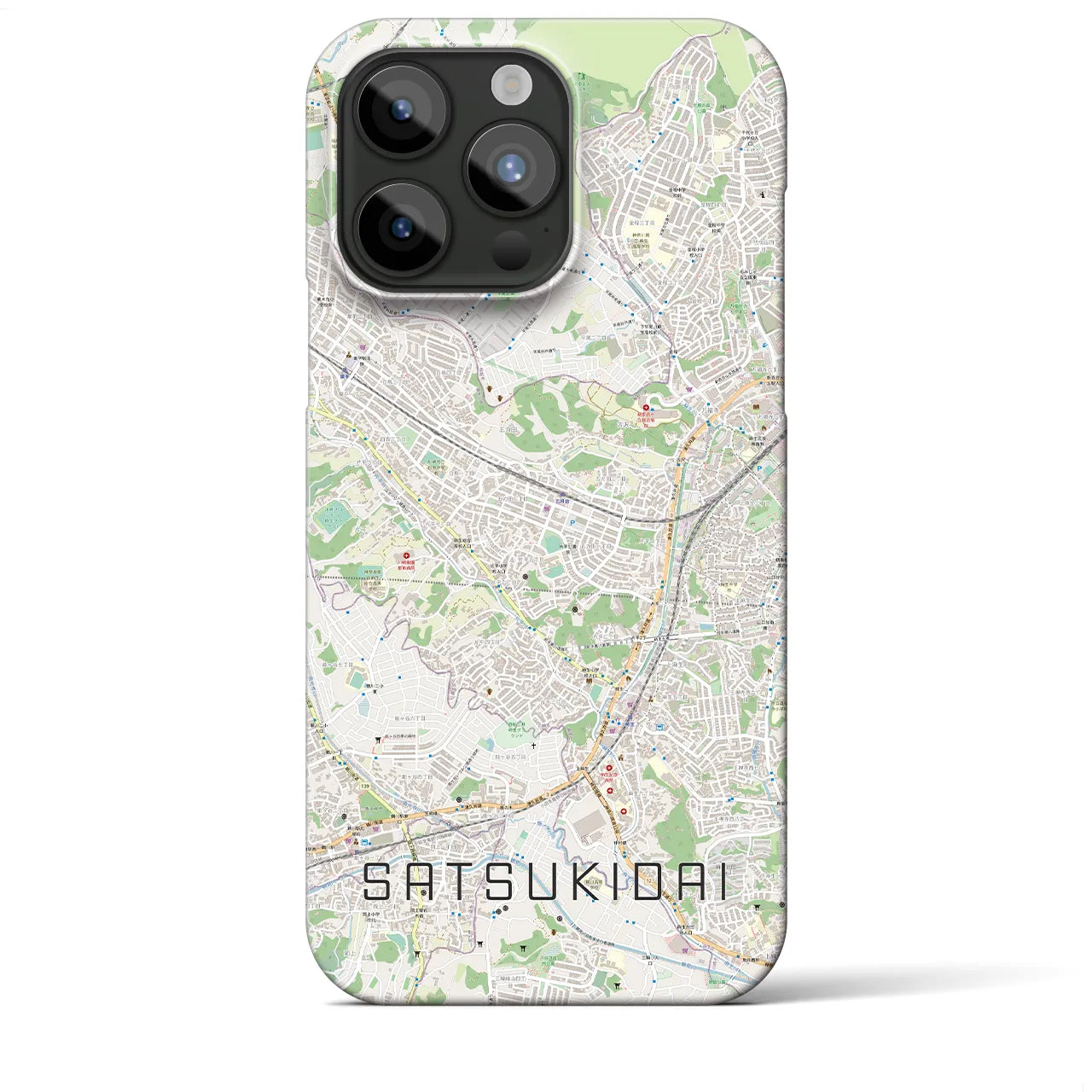 【五月台(神奈川県)】地図柄iPhoneケース(バックカバータイプ)