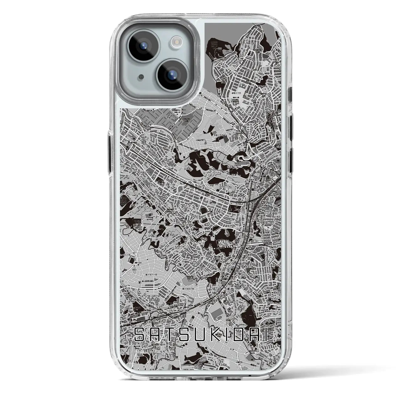 【五月台(神奈川県)】地図柄iPhoneケース(MagSafeタイプ)