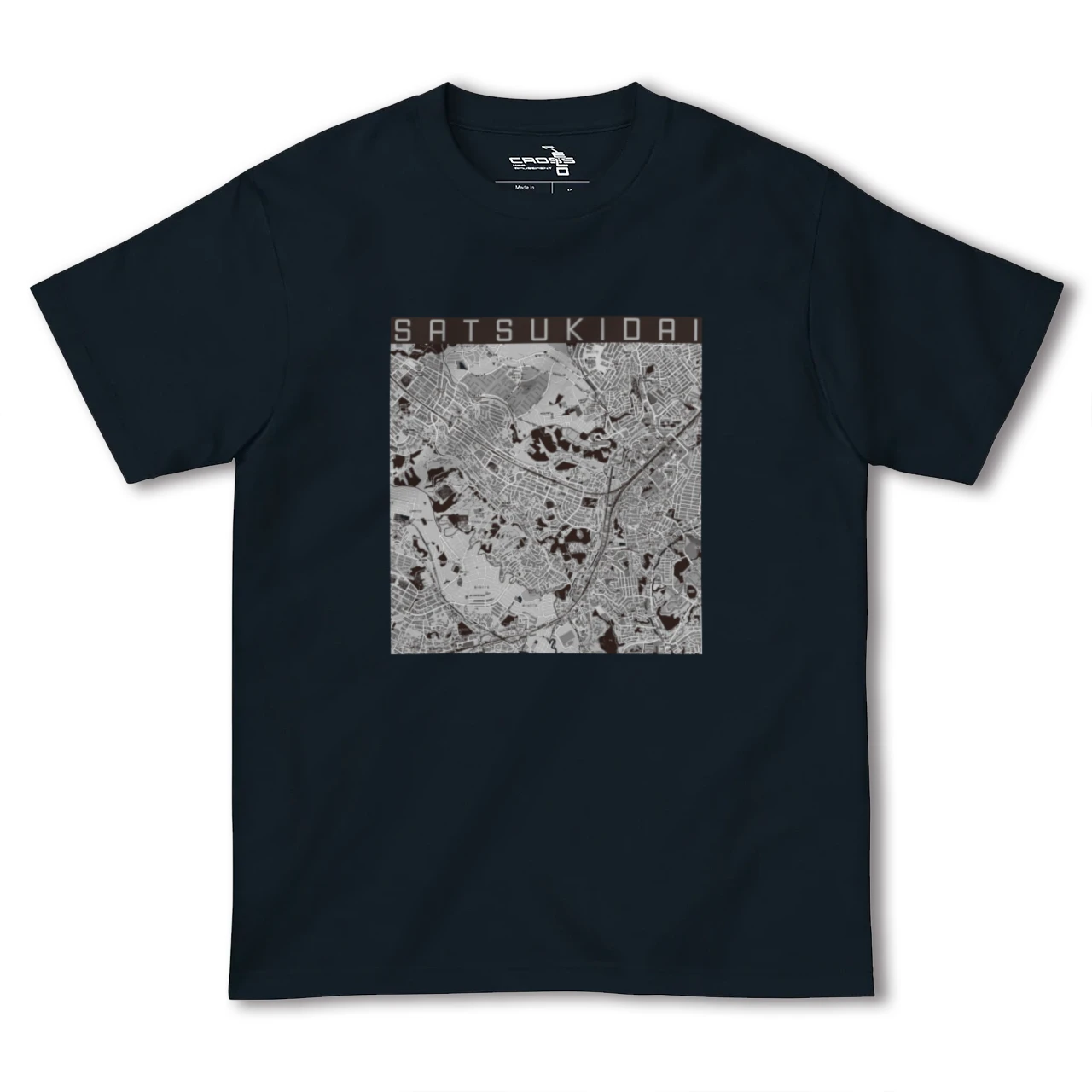 【五月台(神奈川県)】地図柄ヘビーウェイトTシャツ