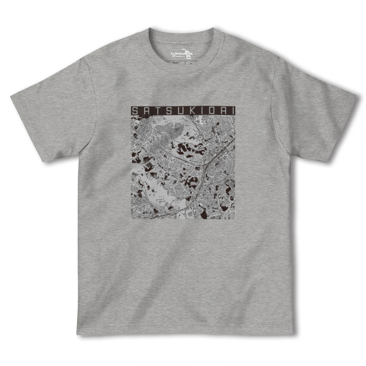 【五月台(神奈川県)】地図柄ヘビーウェイトTシャツ
