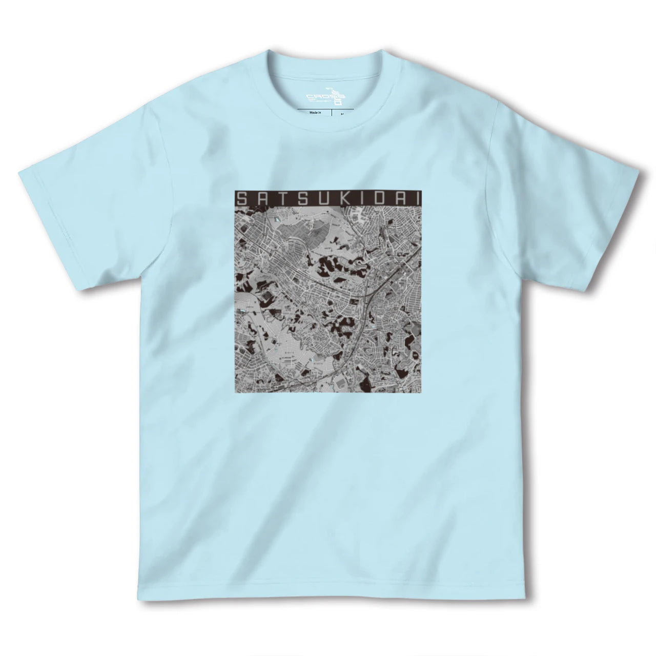 【五月台(神奈川県)】地図柄ヘビーウェイトTシャツ