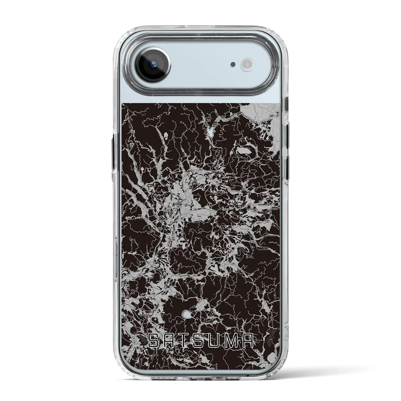 【さつま(鹿児島県)】地図柄iPhoneケース(MagSafeタイプ)