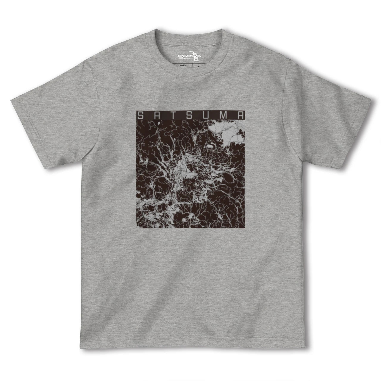 【さつま(鹿児島県)】地図柄ヘビーウェイトTシャツ