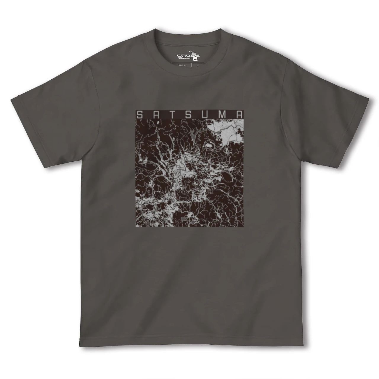 【さつま(鹿児島県)】地図柄ヘビーウェイトTシャツ