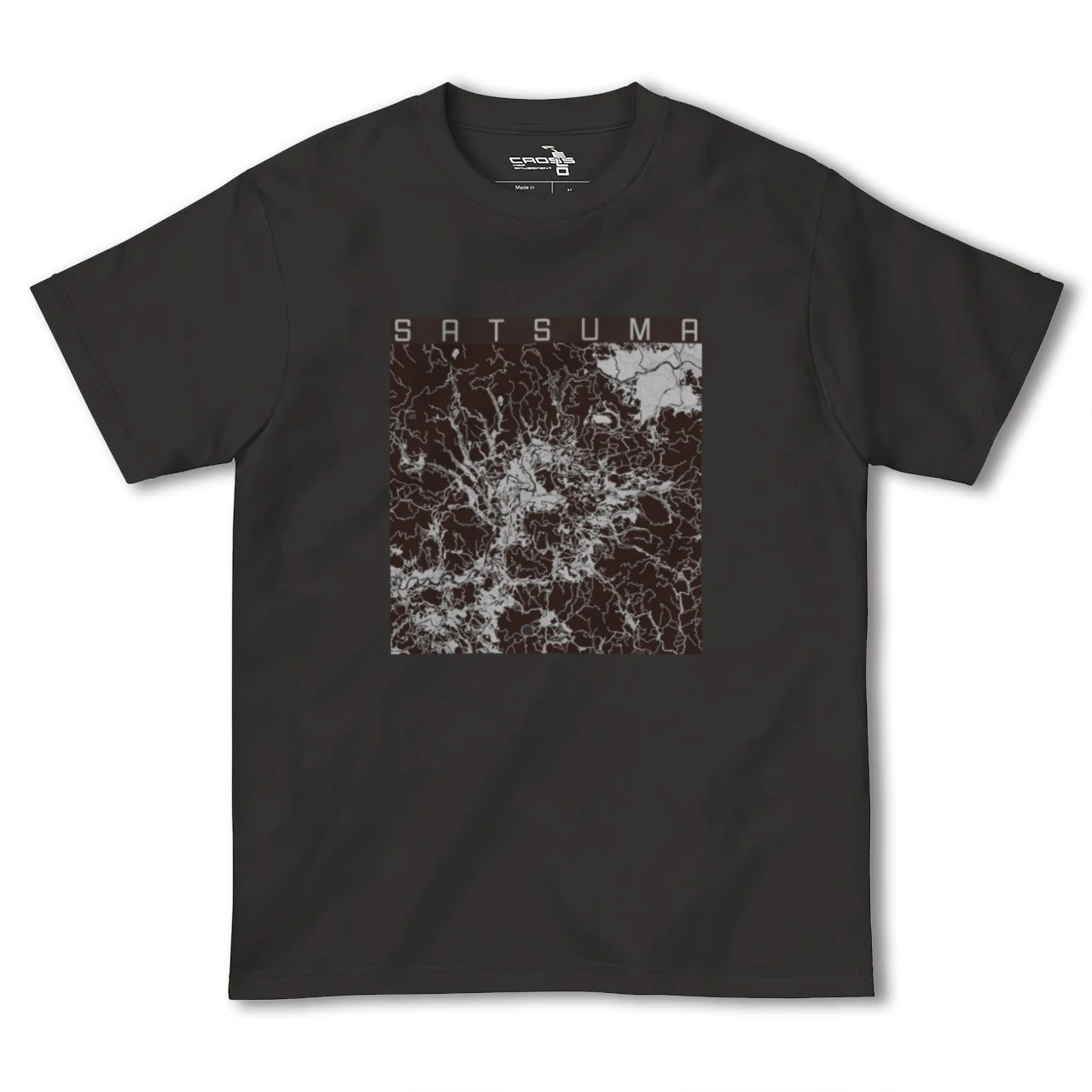 【さつま(鹿児島県)】地図柄ヘビーウェイトTシャツ