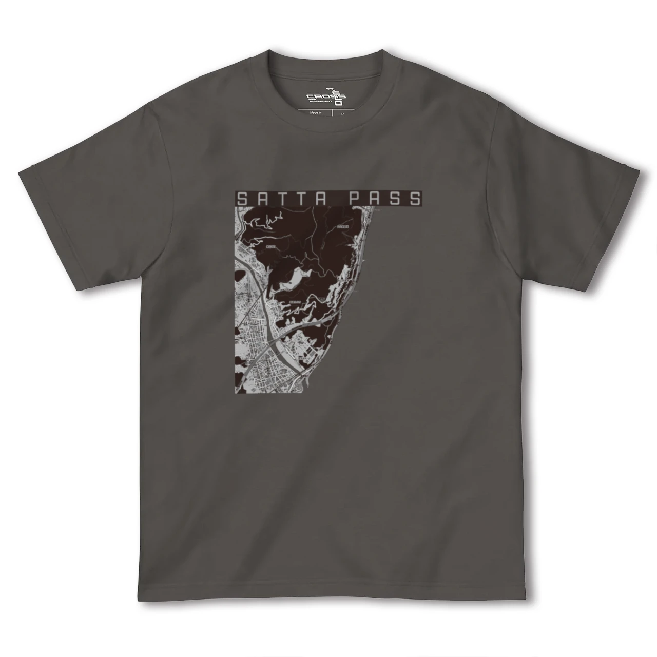 【薩埵峠(静岡県)】地図柄ヘビーウェイトTシャツ