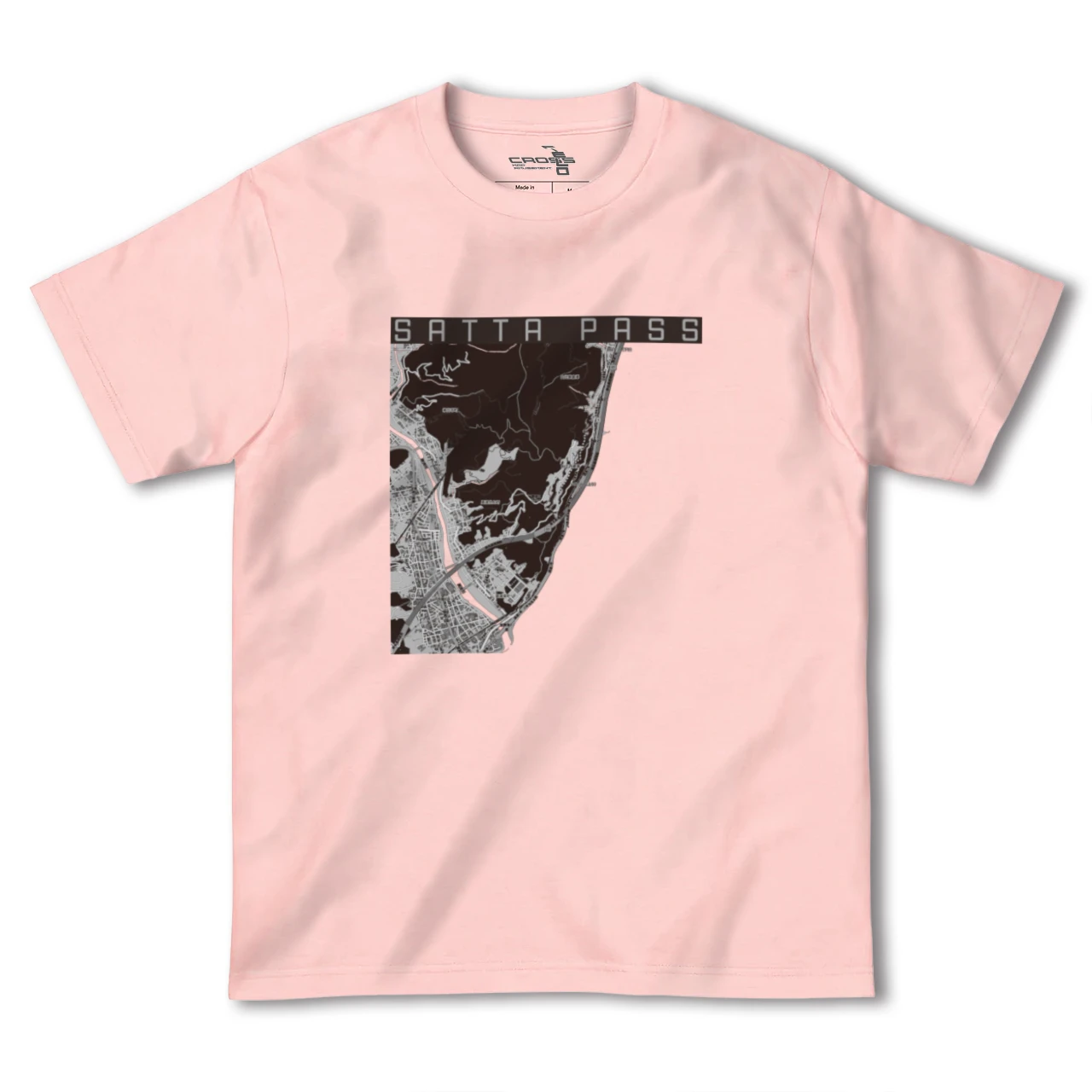 【薩埵峠(静岡県)】地図柄ヘビーウェイトTシャツ