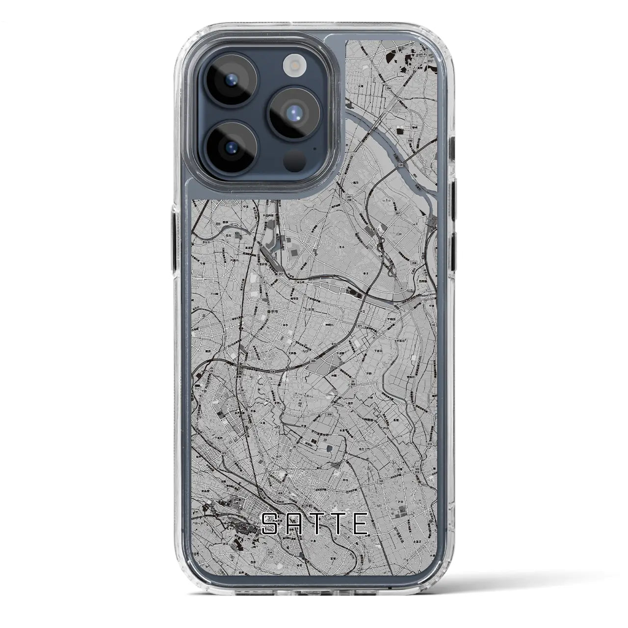 【幸手(埼玉県)】地図柄iPhoneケース(MagSafeタイプ)