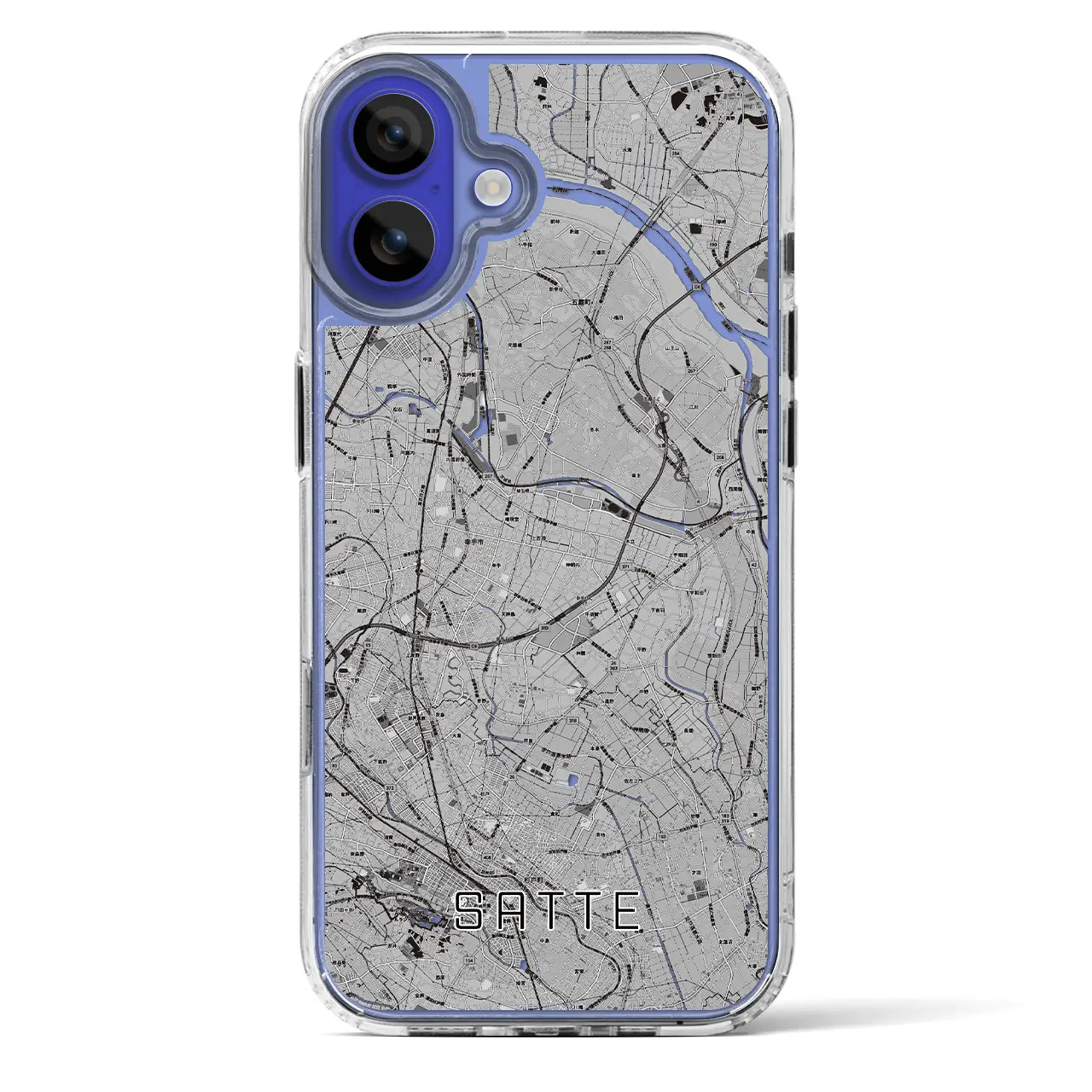 【幸手(埼玉県)】地図柄iPhoneケース(MagSafeタイプ)