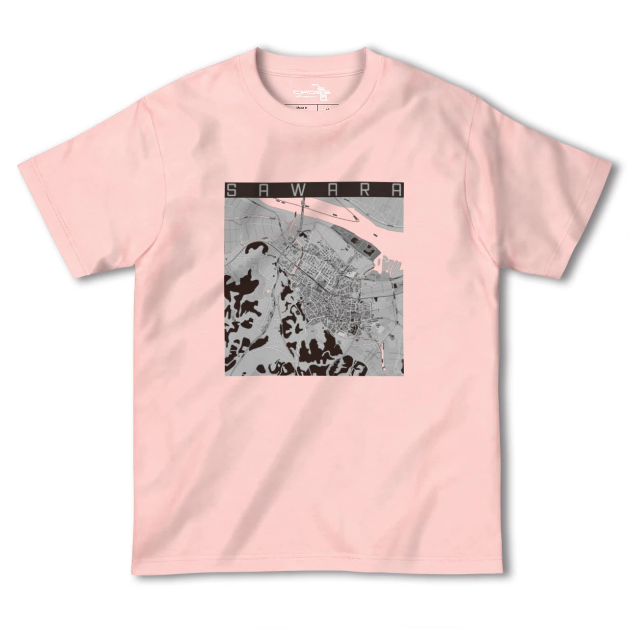 【佐原(千葉県)】地図柄ヘビーウェイトTシャツ