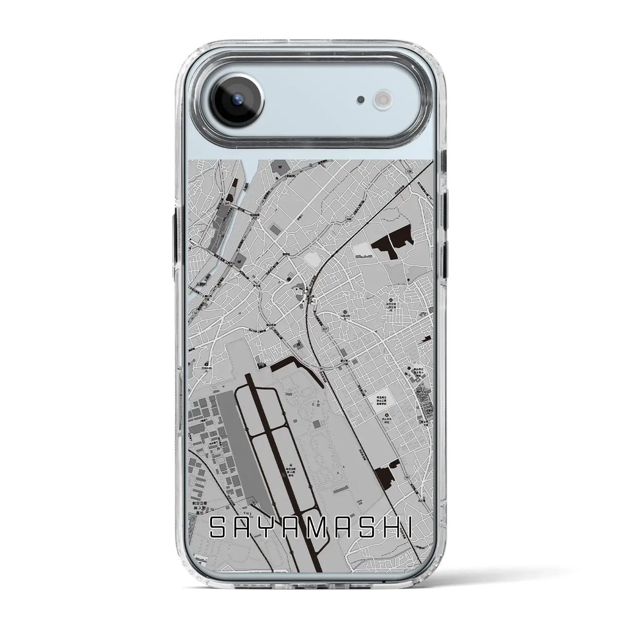 【狭山市(埼玉県)】地図柄iPhoneケース(MagSafeタイプ)