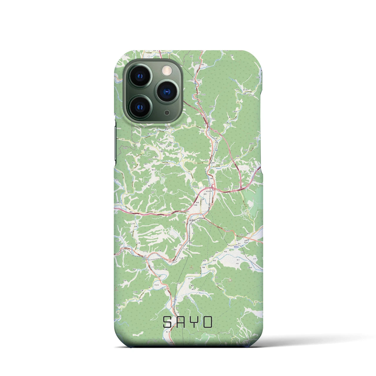 【佐用(兵庫県)】地図柄iPhoneケース(バックカバータイプ)