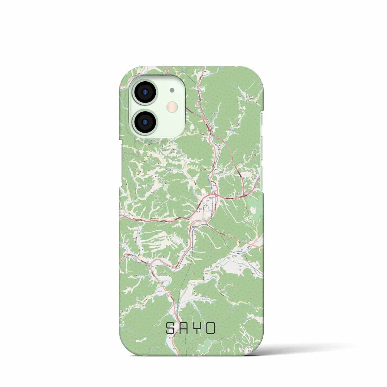【佐用(兵庫県)】地図柄iPhoneケース(バックカバータイプ)