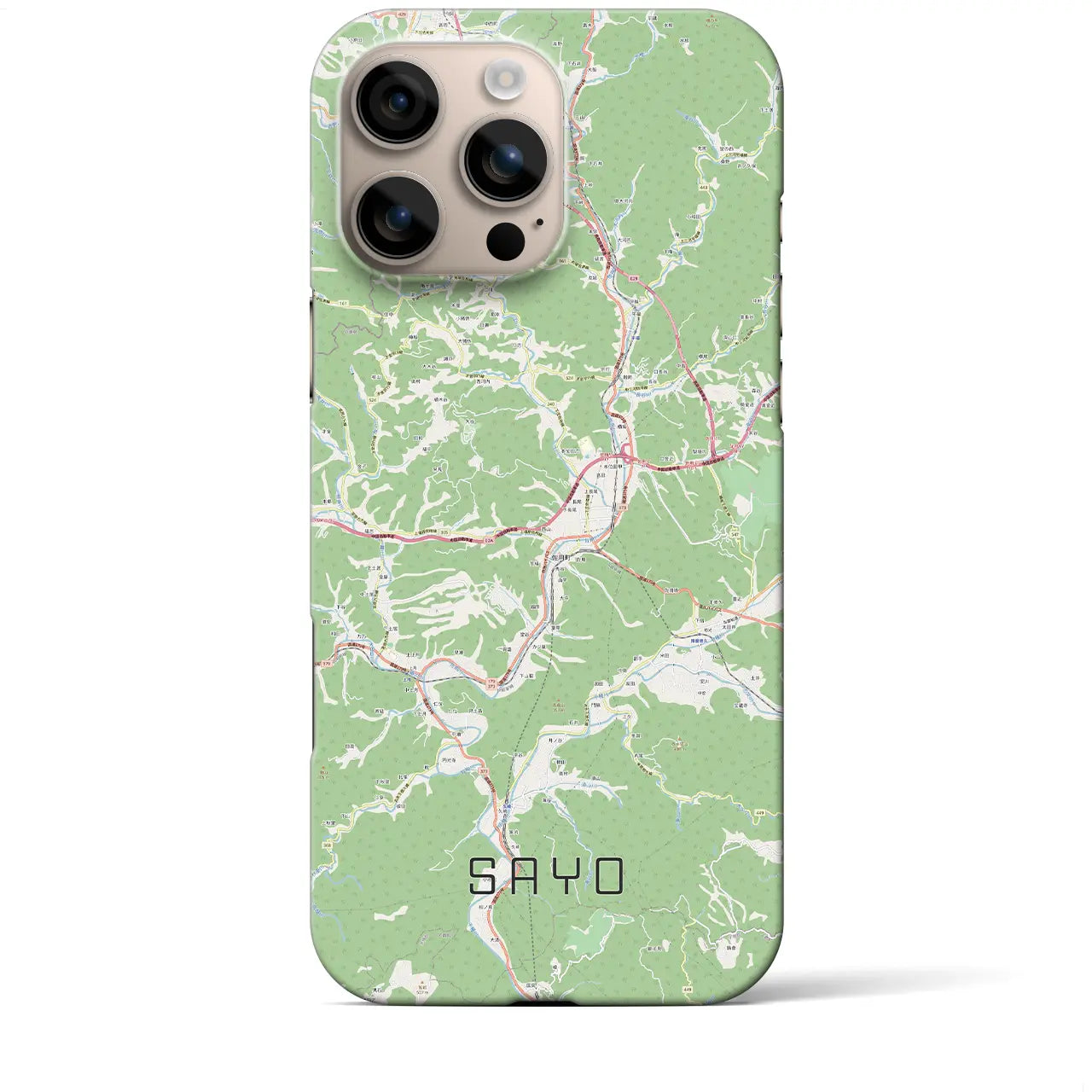 【佐用(兵庫県)】地図柄iPhoneケース(バックカバータイプ)