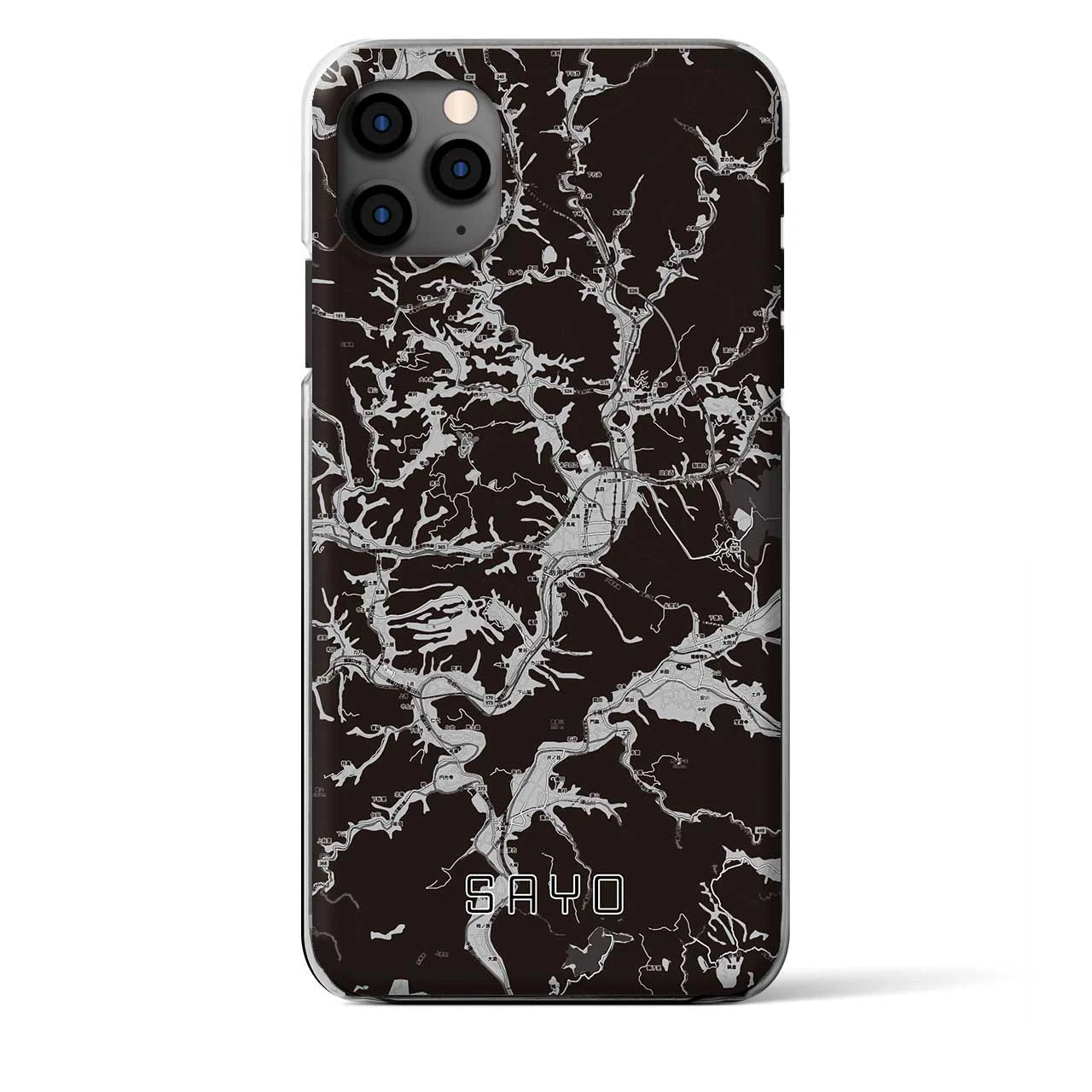 【佐用(兵庫県)】地図柄iPhoneケース(クリアタイプ)