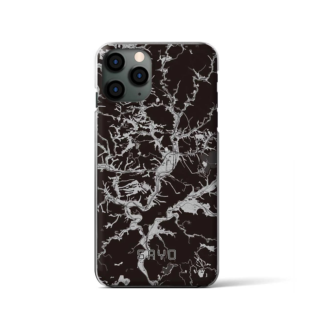 【佐用(兵庫県)】地図柄iPhoneケース(クリアタイプ)