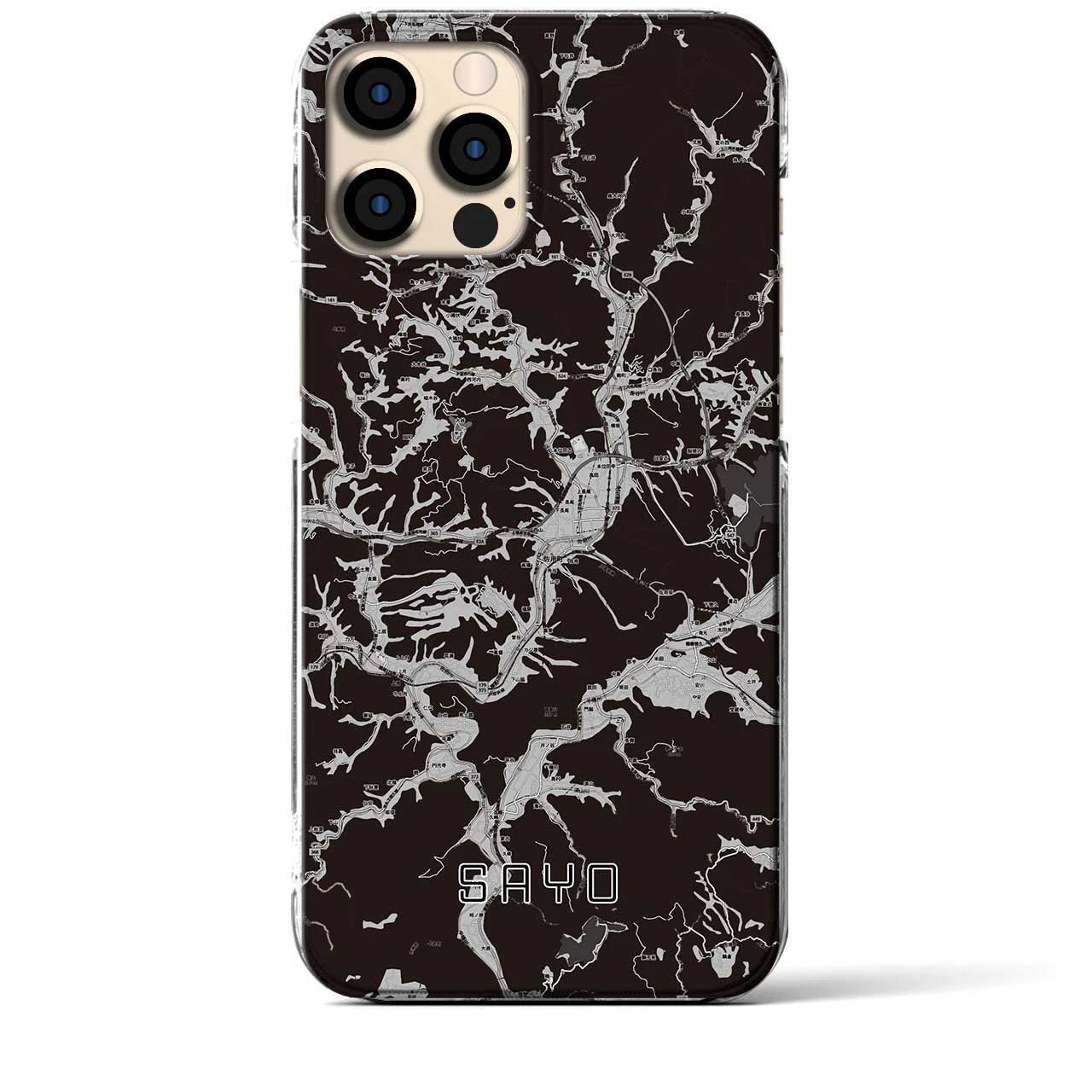 【佐用(兵庫県)】地図柄iPhoneケース(クリアタイプ)