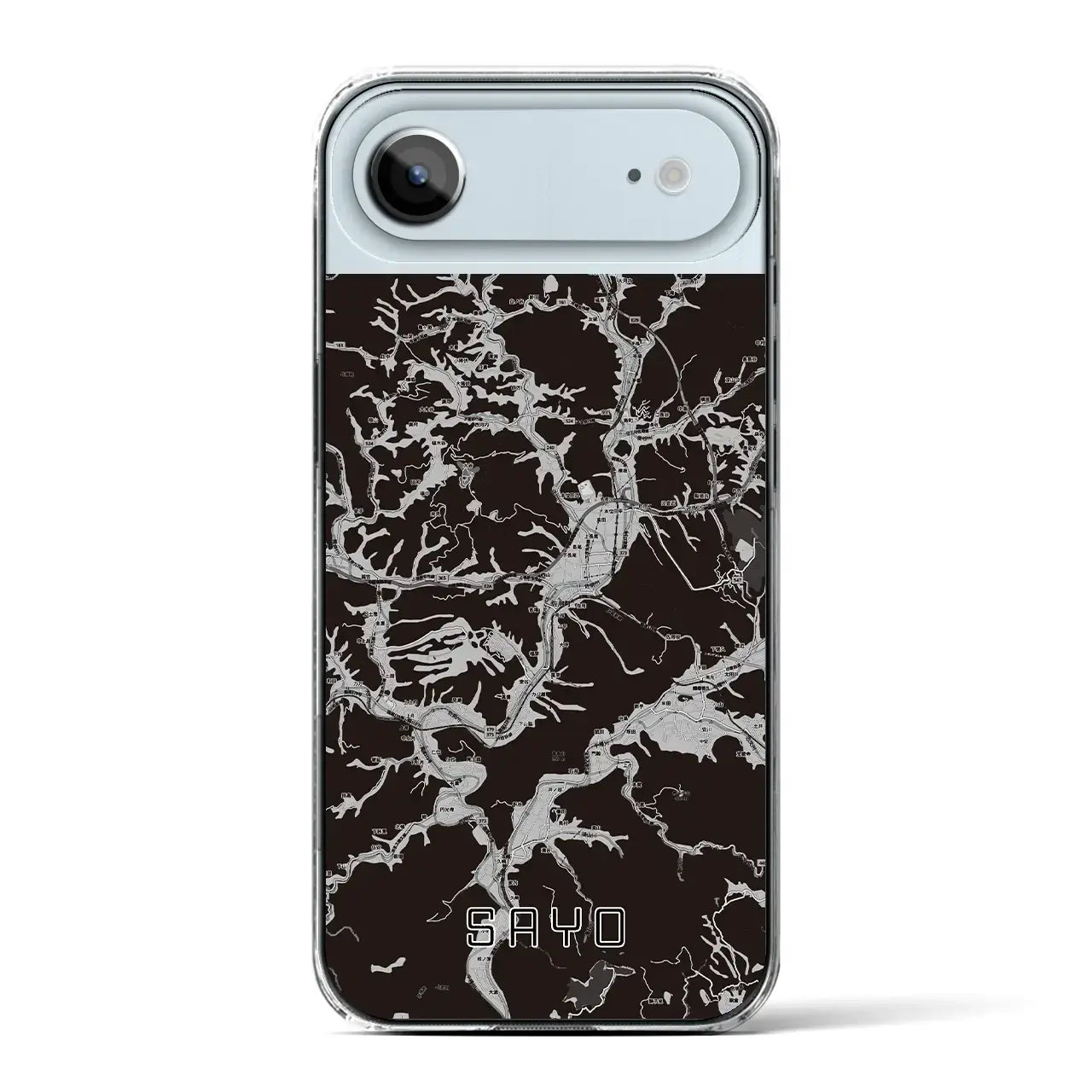 【佐用(兵庫県)】地図柄iPhoneケース(クリアタイプ)