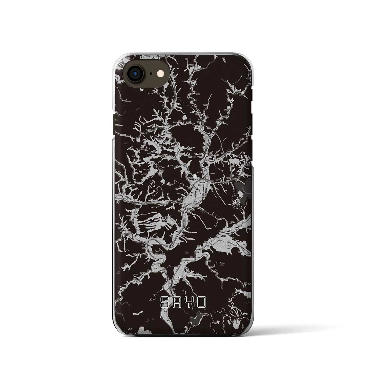 【佐用(兵庫県)】地図柄iPhoneケース(クリアタイプ)