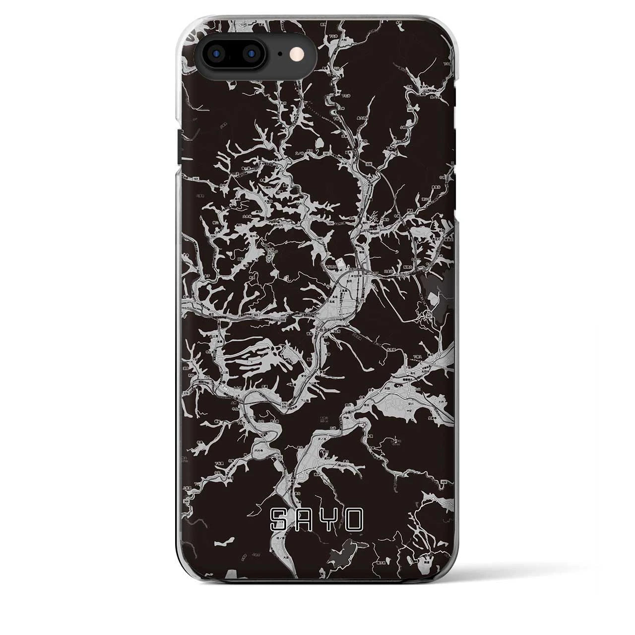 【佐用(兵庫県)】地図柄iPhoneケース(クリアタイプ)