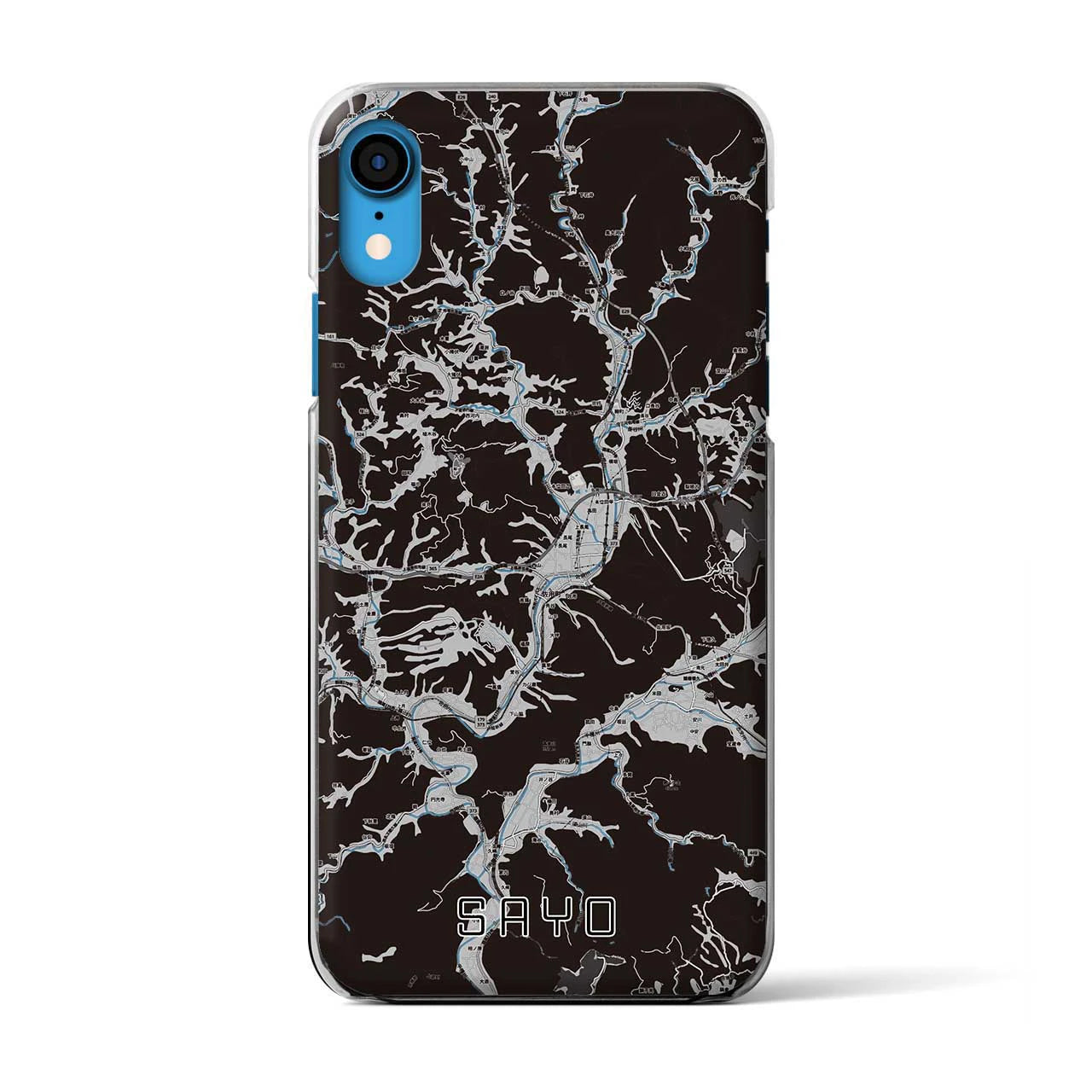 【佐用(兵庫県)】地図柄iPhoneケース(クリアタイプ)