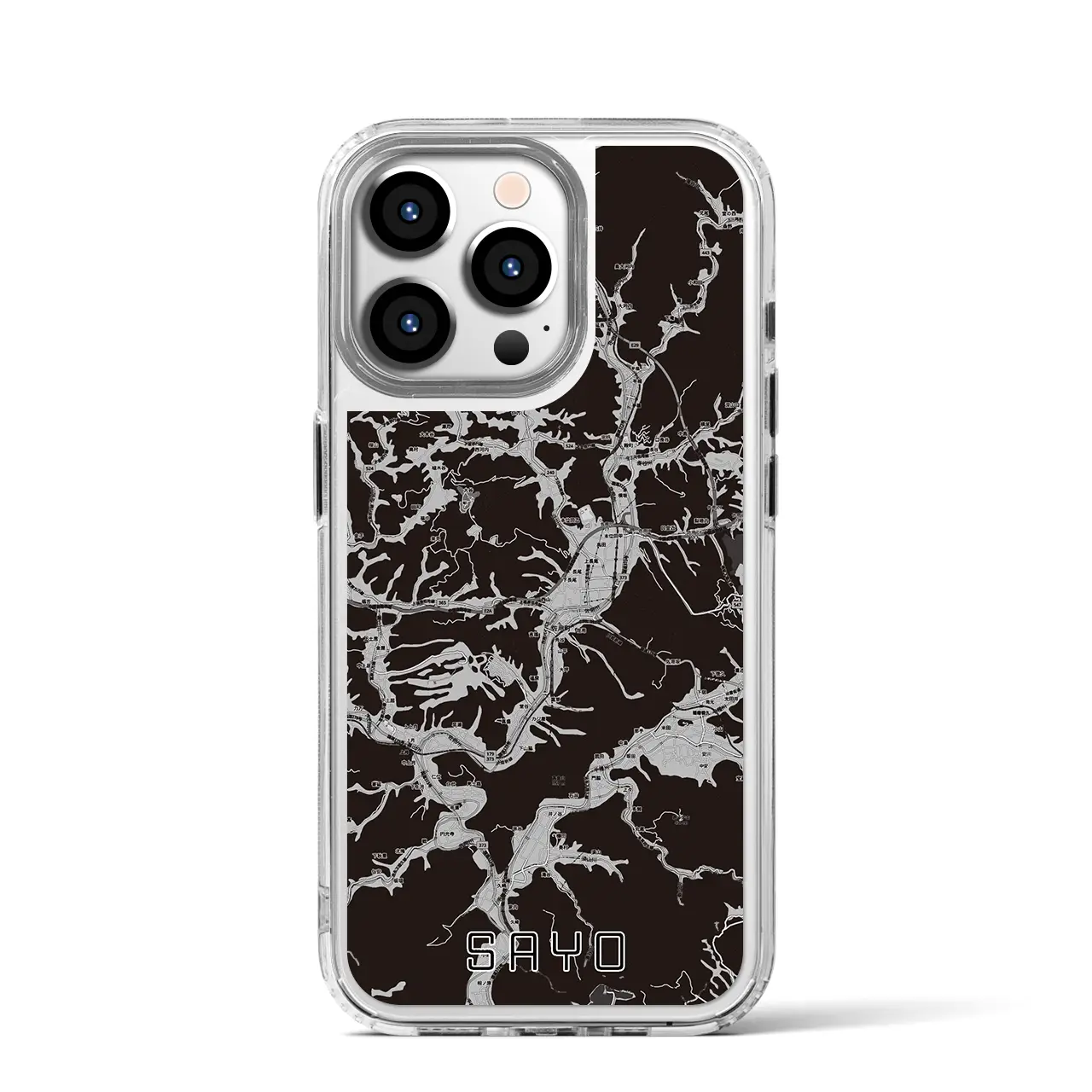 【佐用(兵庫県)】地図柄iPhoneケース(MagSafeタイプ)