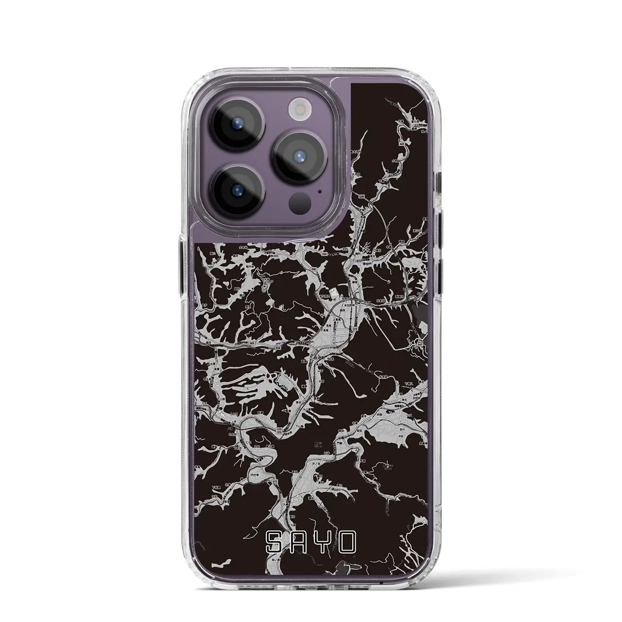 【佐用(兵庫県)】地図柄iPhoneケース(MagSafeタイプ)