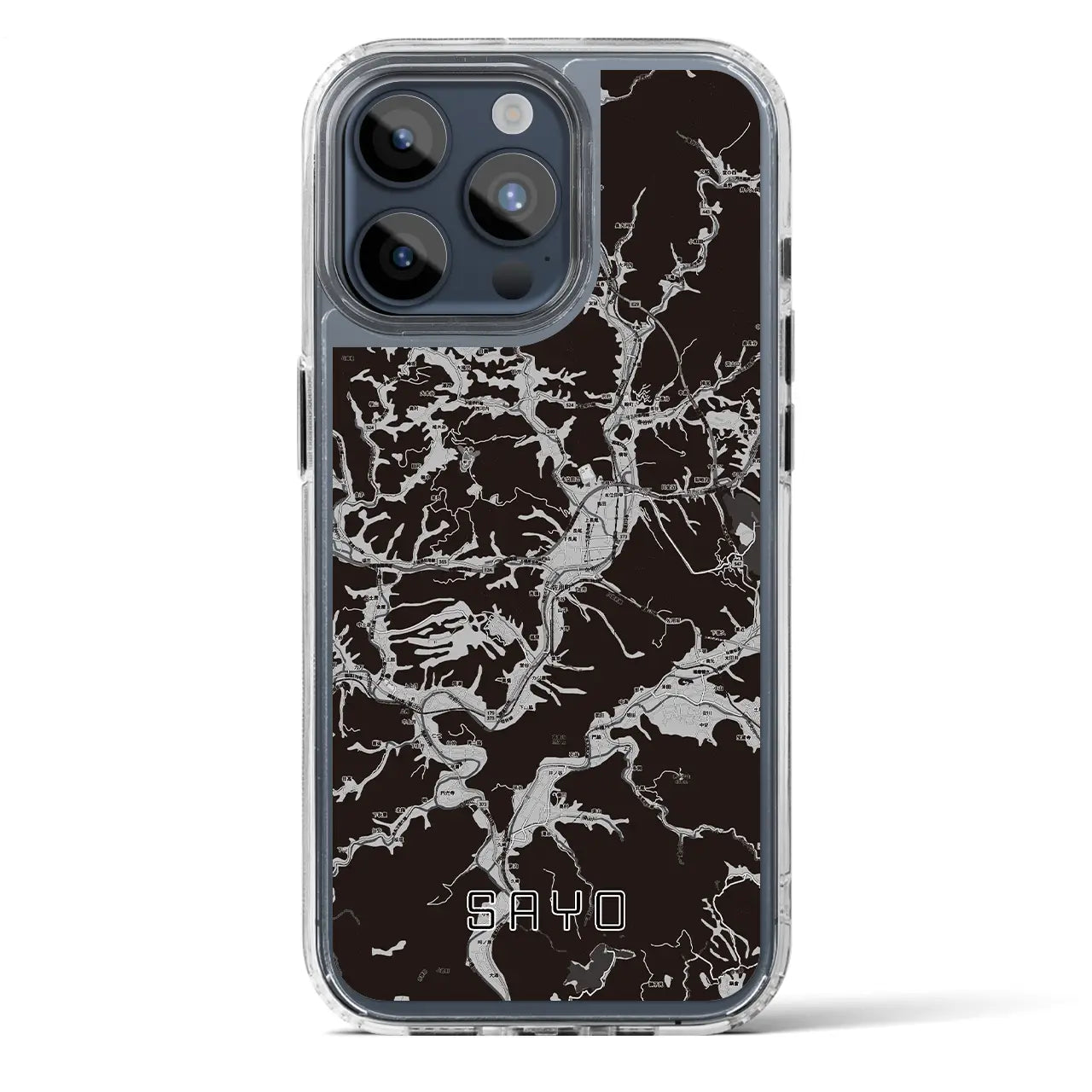 【佐用(兵庫県)】地図柄iPhoneケース(MagSafeタイプ)