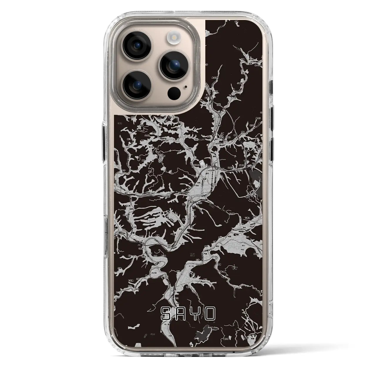 【佐用(兵庫県)】地図柄iPhoneケース(MagSafeタイプ)