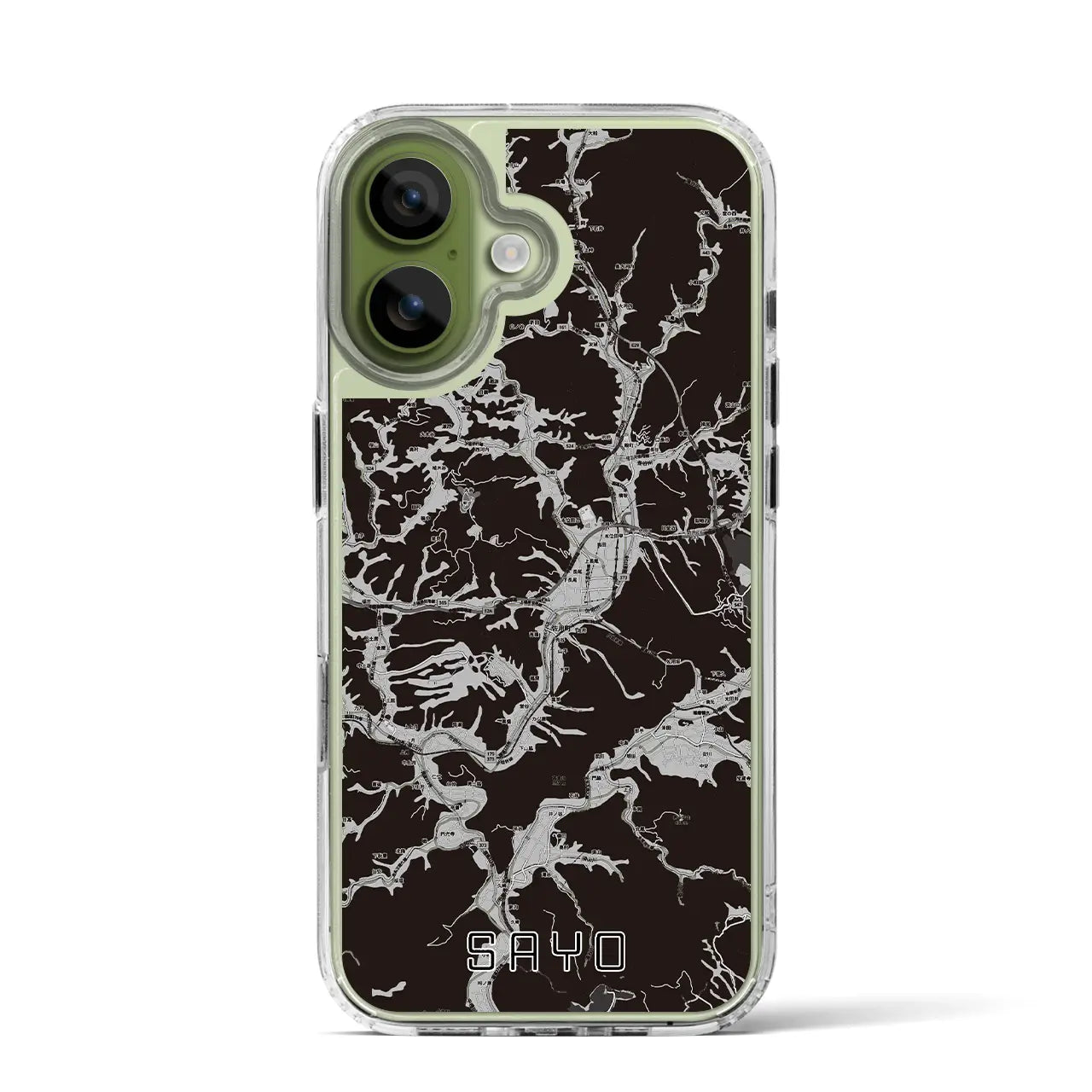 【佐用(兵庫県)】地図柄iPhoneケース(MagSafeタイプ)