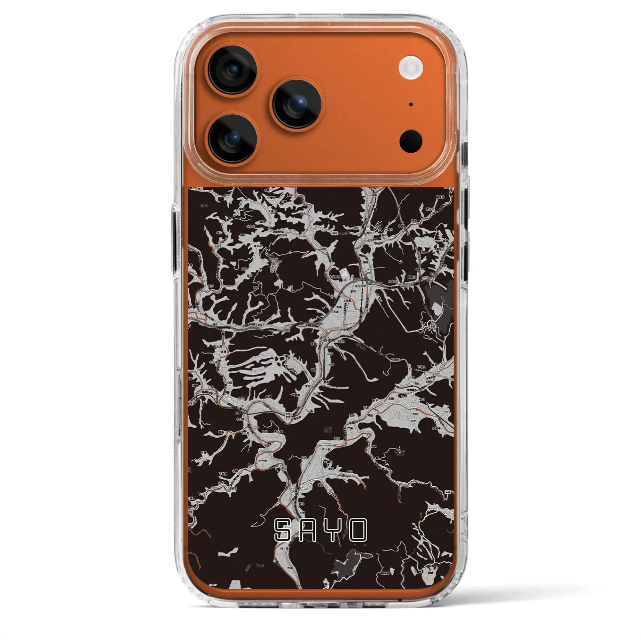 【佐用(兵庫県)】地図柄iPhoneケース(MagSafeタイプ)