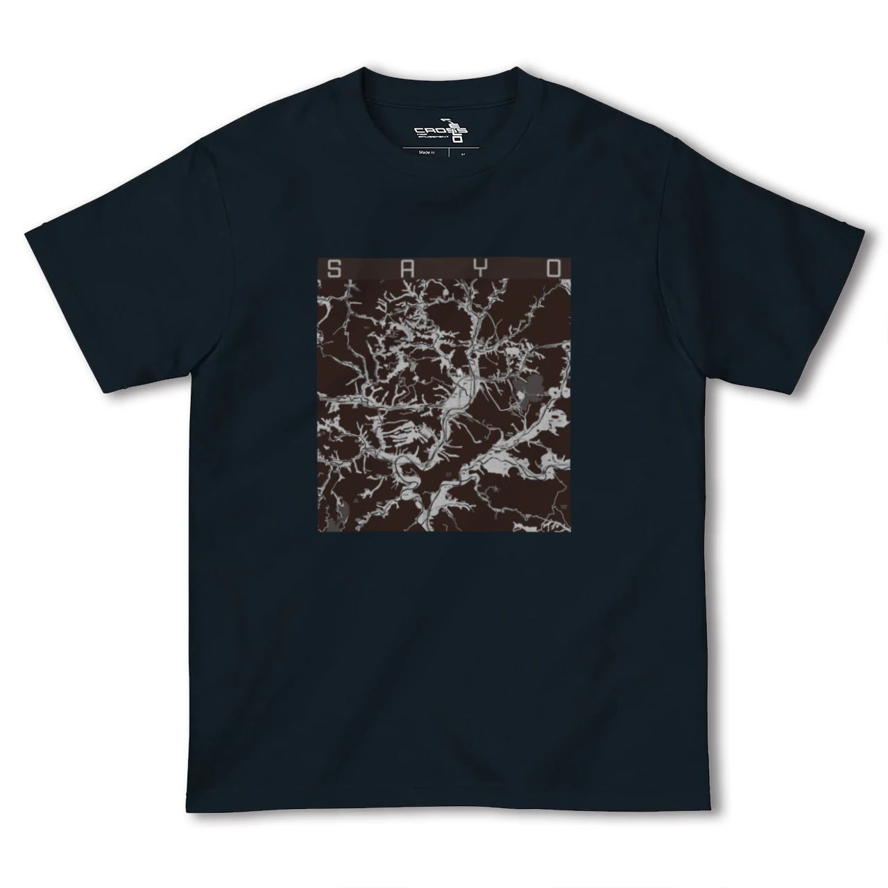 【佐用(兵庫県)】地図柄ヘビーウェイトTシャツ