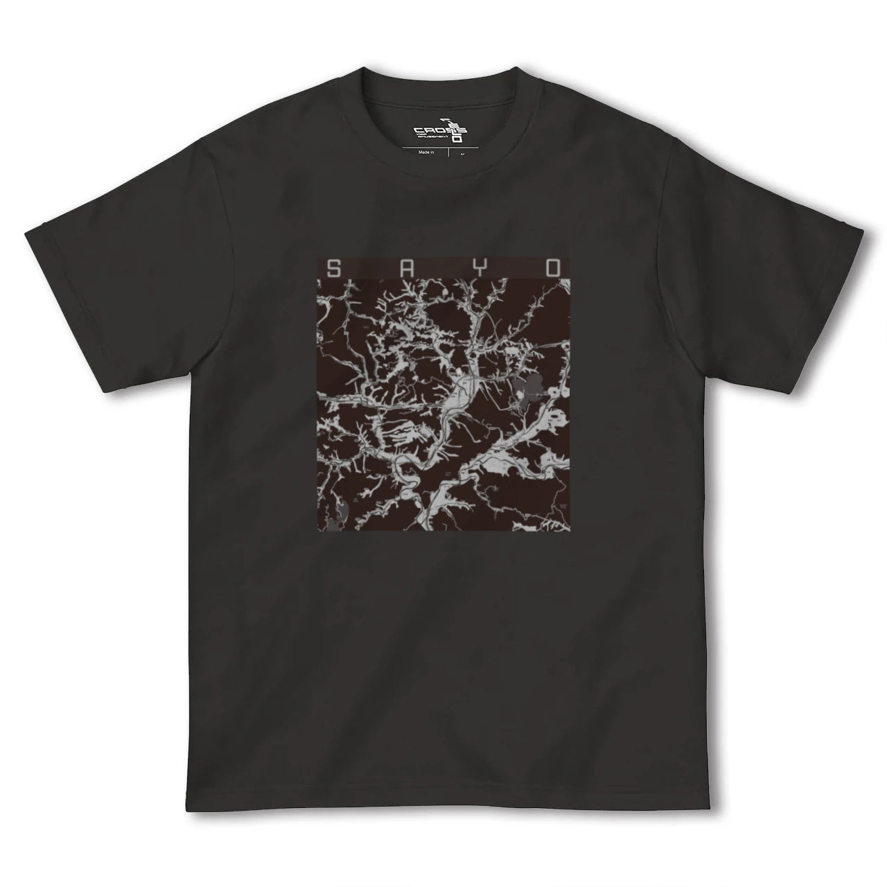 【佐用(兵庫県)】地図柄ヘビーウェイトTシャツ