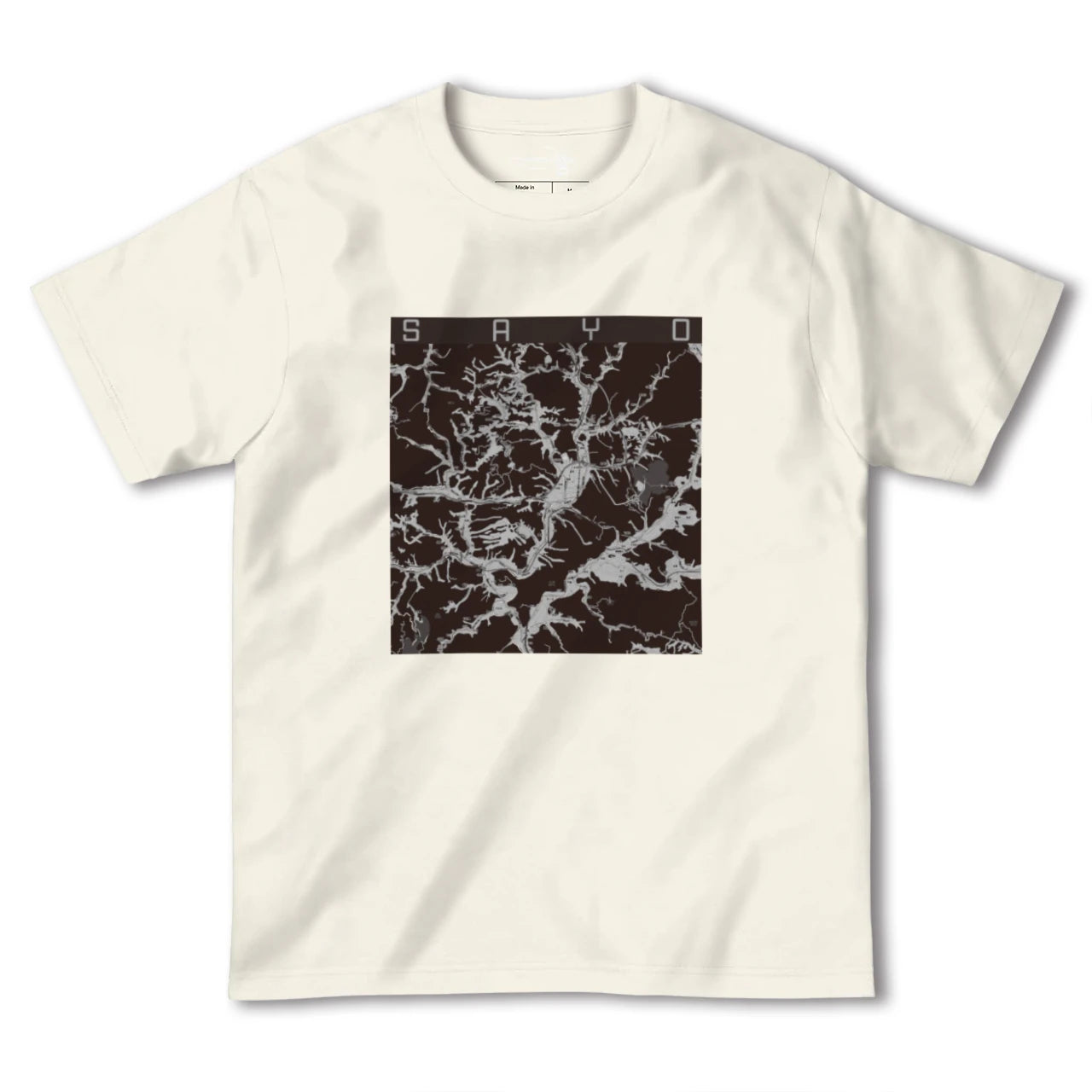 【佐用(兵庫県)】地図柄ヘビーウェイトTシャツ