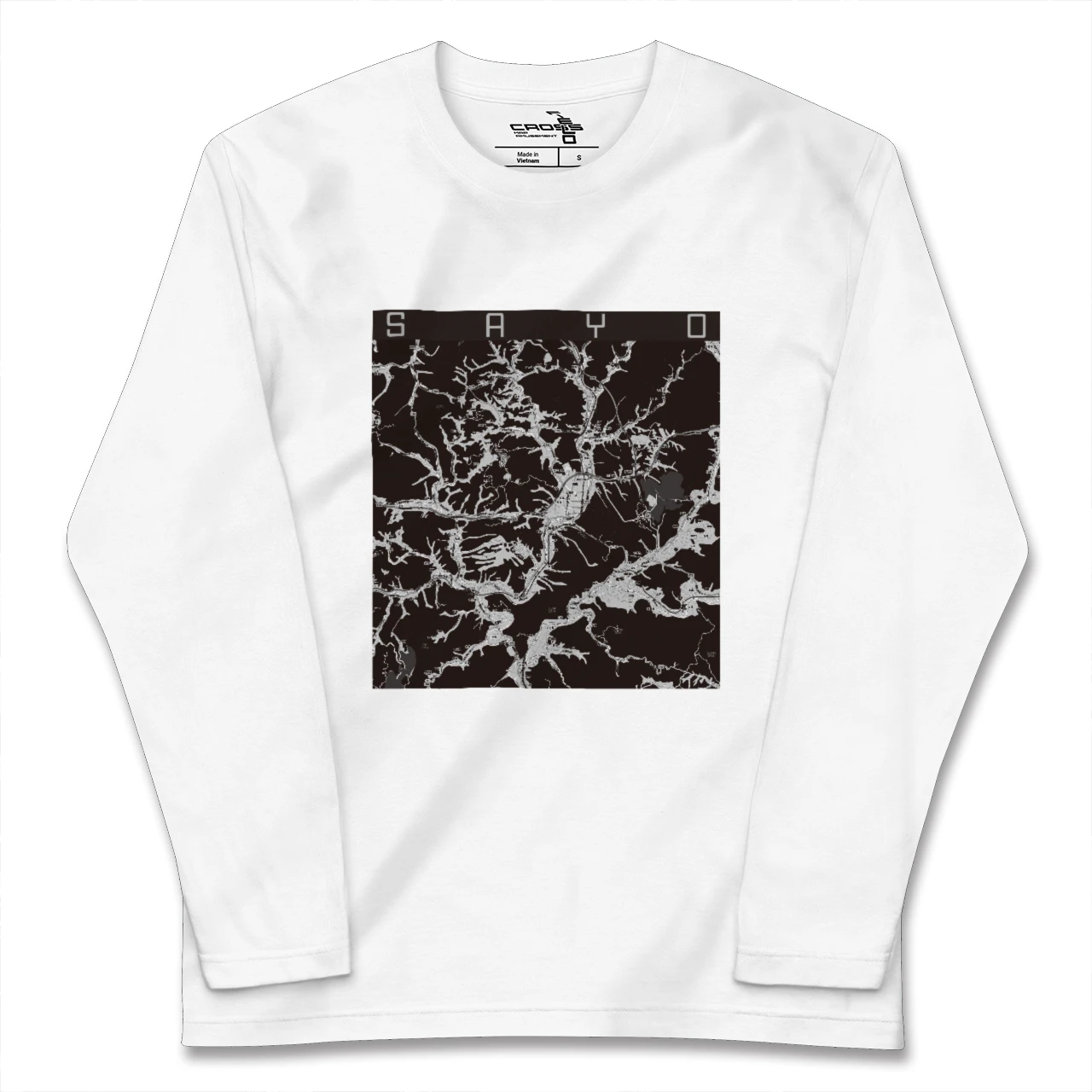 【佐用(兵庫県)】地図柄ロングスリーブTシャツ